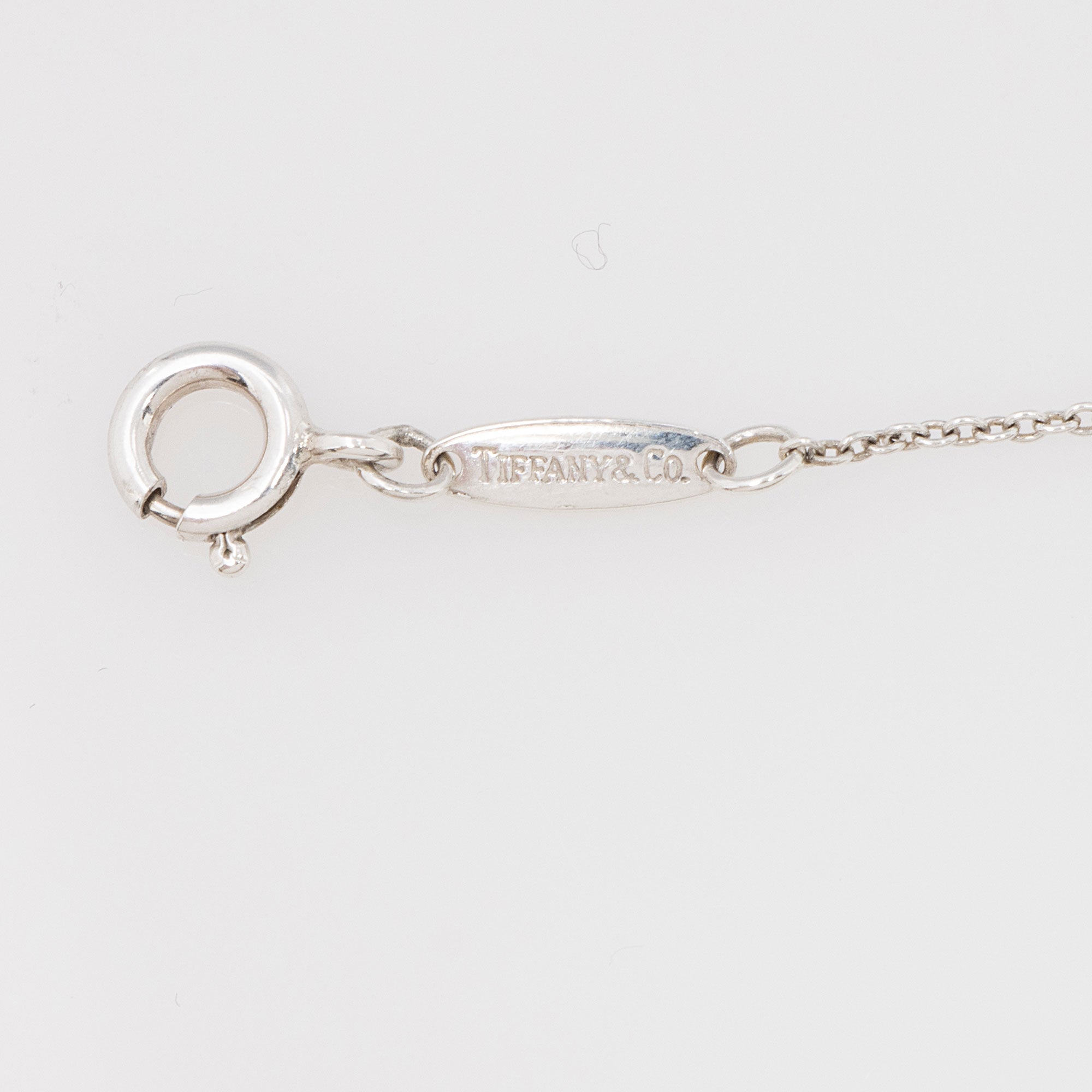 Tiffany & Co. Elsa Peretti Sterling Silver Teardrop 12mm Necklace