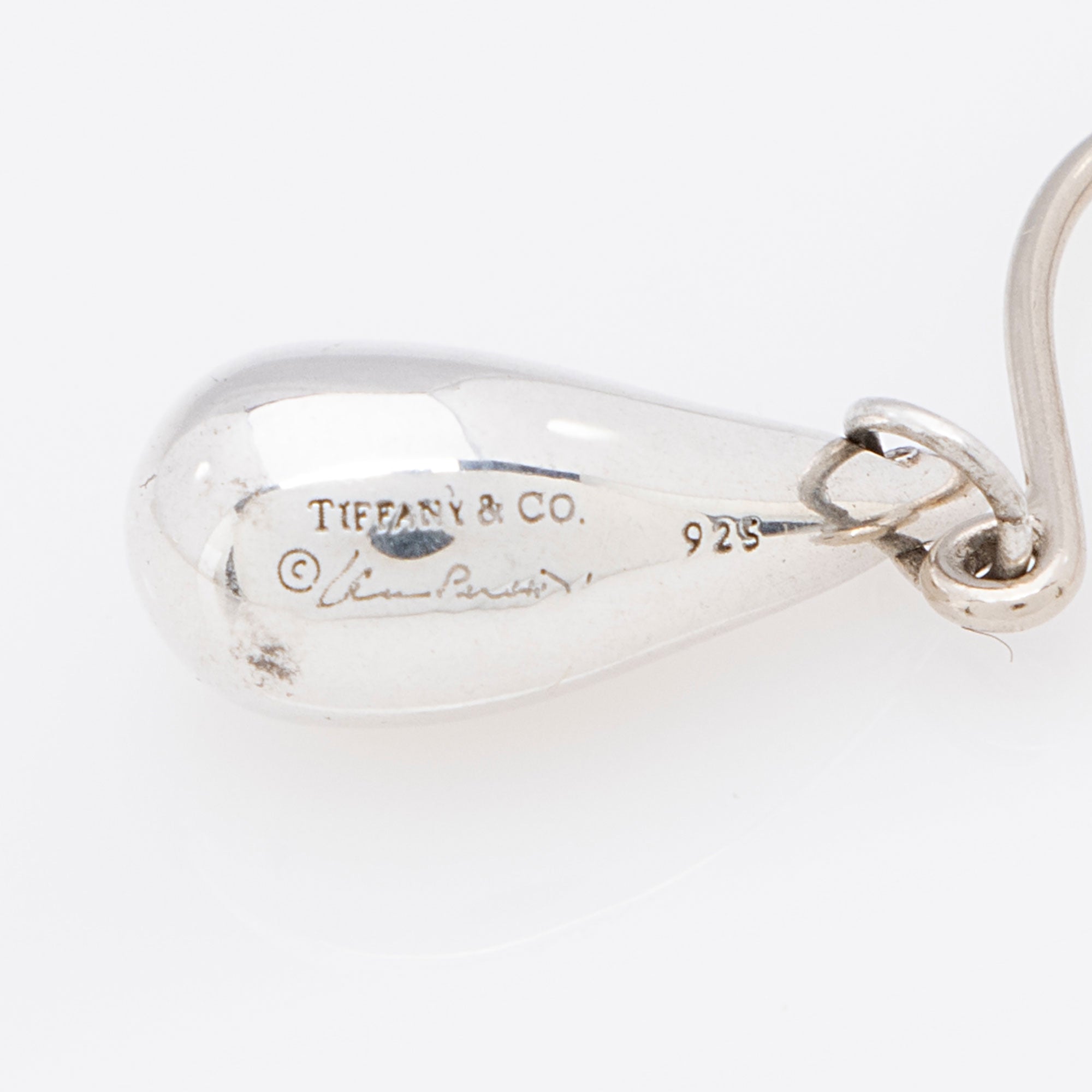 Tiffany & Co. Elsa Peretti Sterling Silver Teardrop Earrings