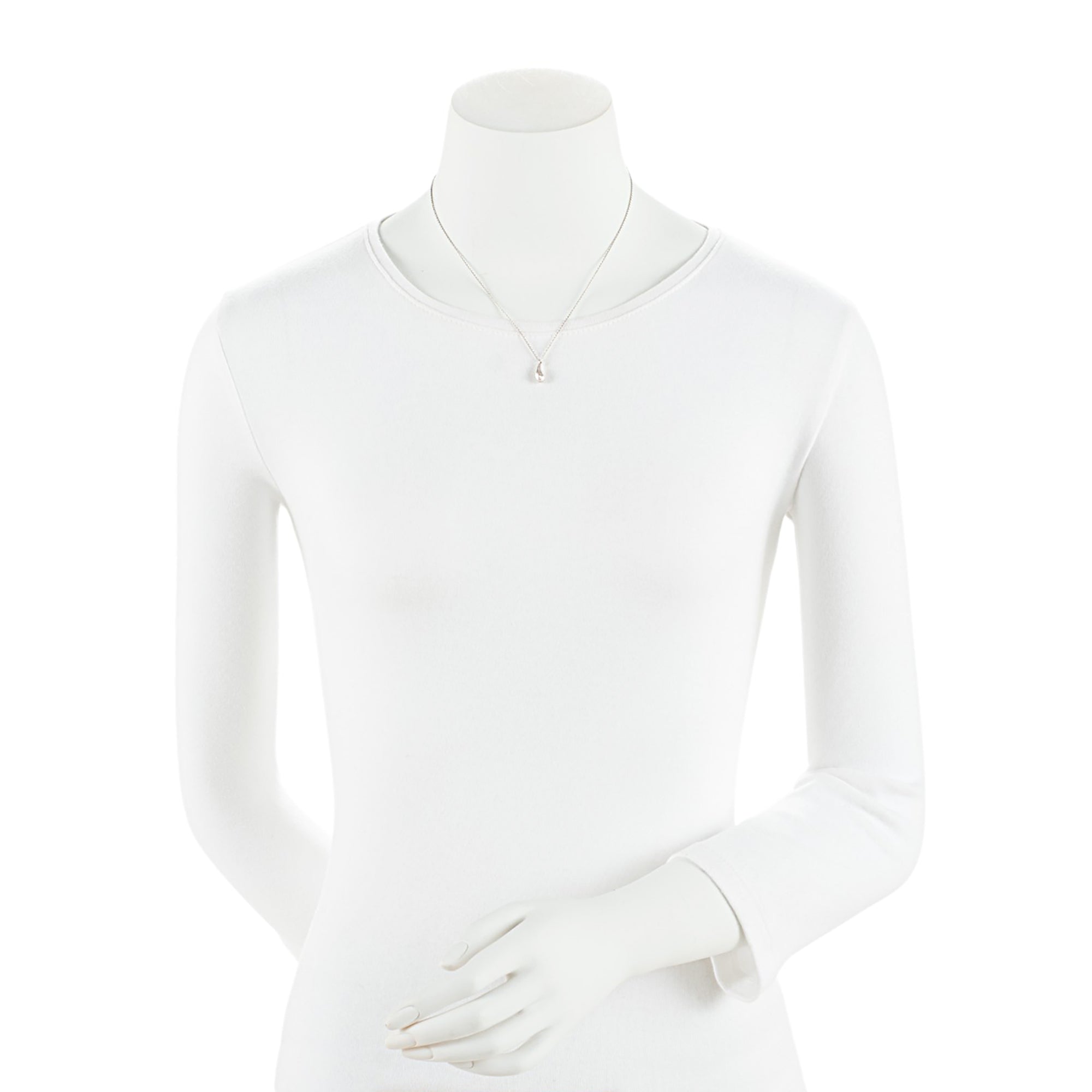 Tiffany & Co. Elsa Peretti Sterling Silver Teardrop Necklace