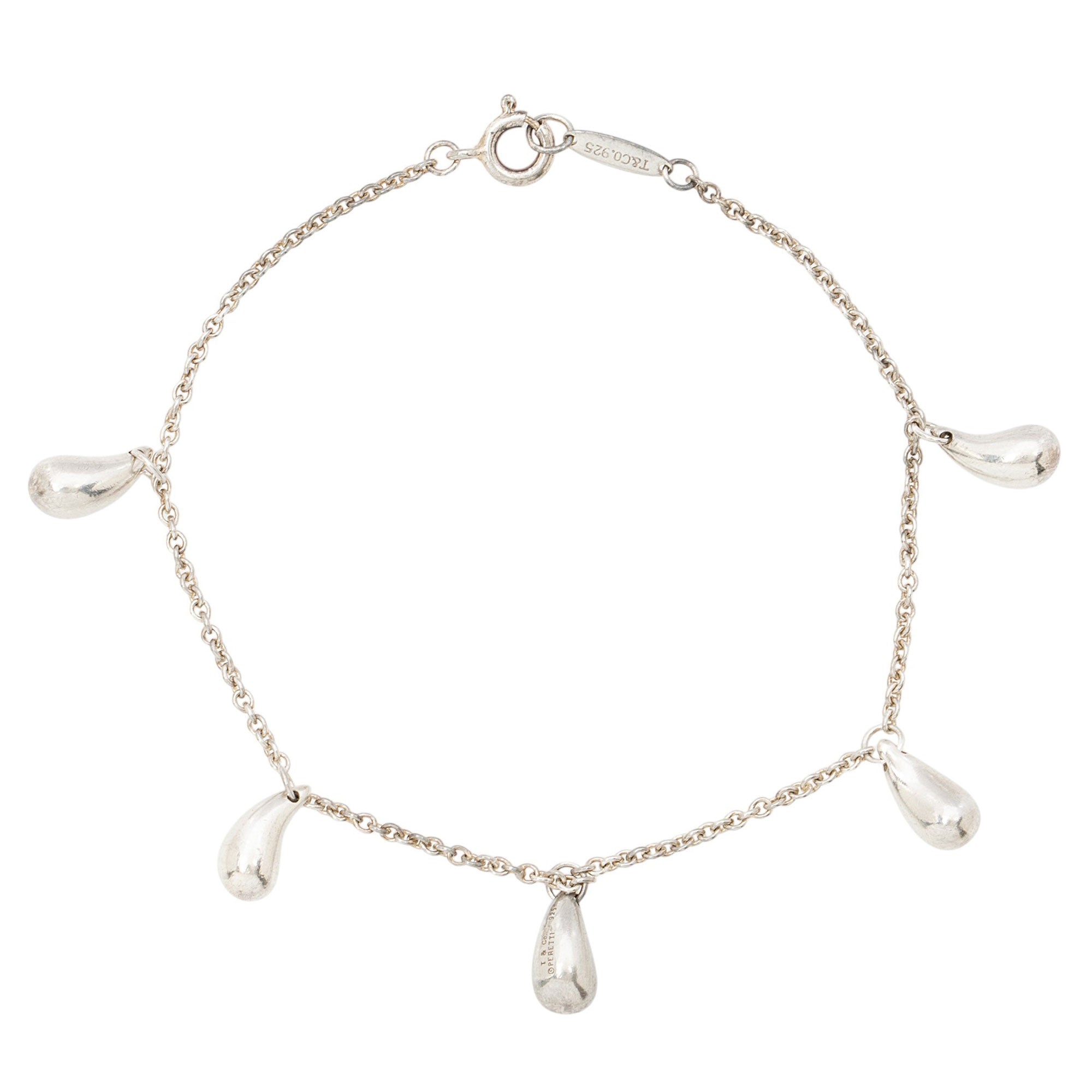 Tiffany & Co. Elsa Peretti Teardrop Station Bracelet