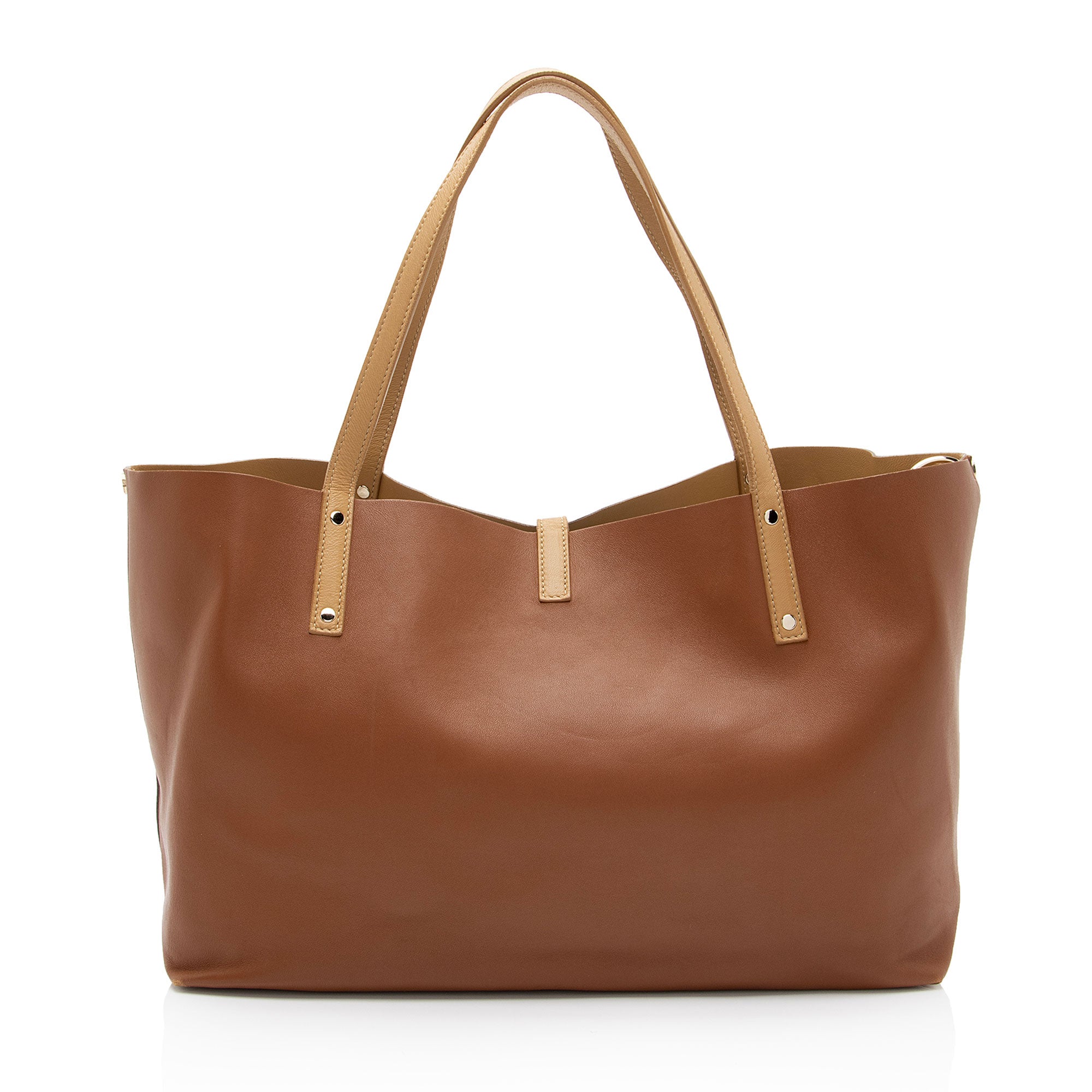 Tiffany & Co. Leather Reversible Tote (SHF-E5jZnq)