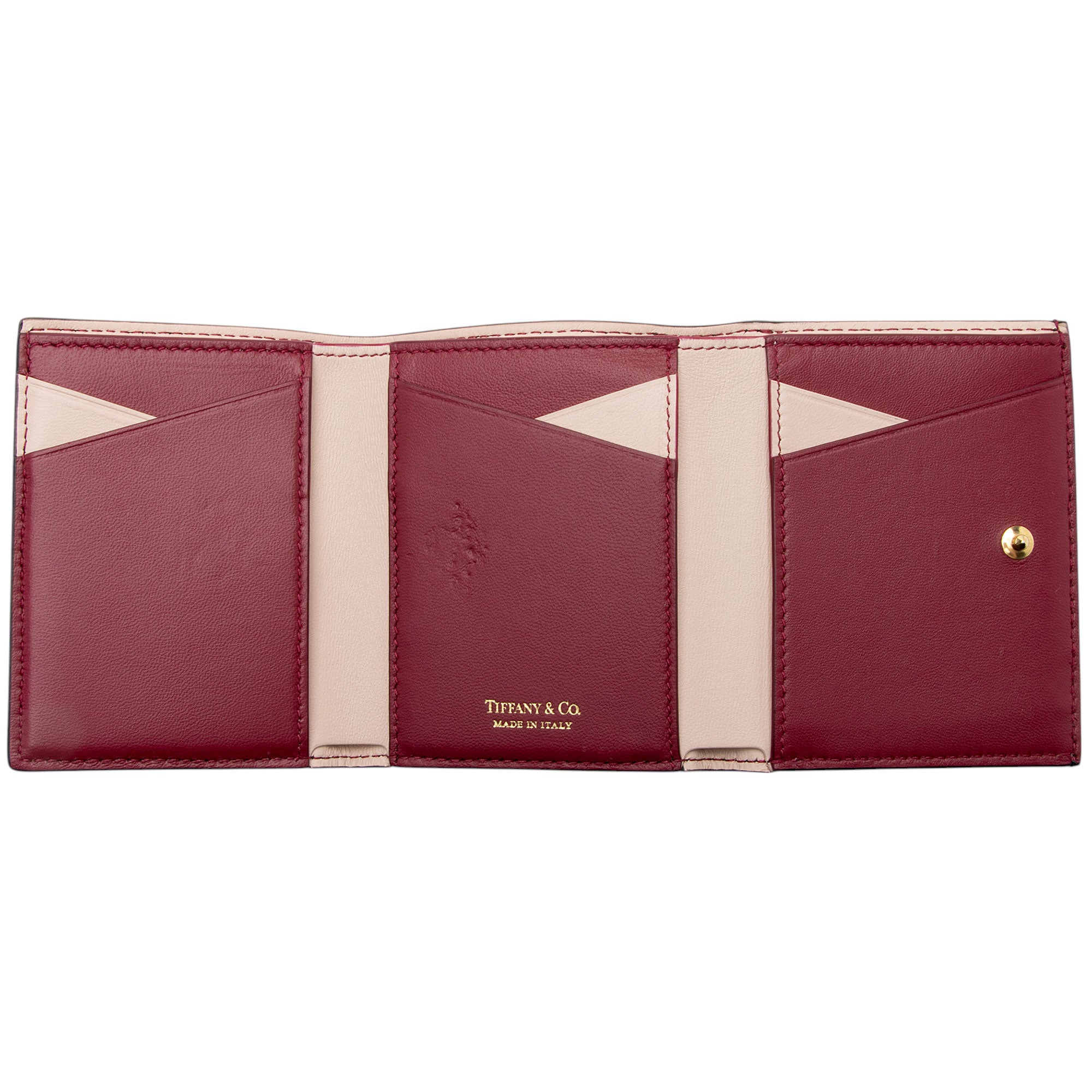 Tiffany & Co. Leather T & CO. Trifold Wallet