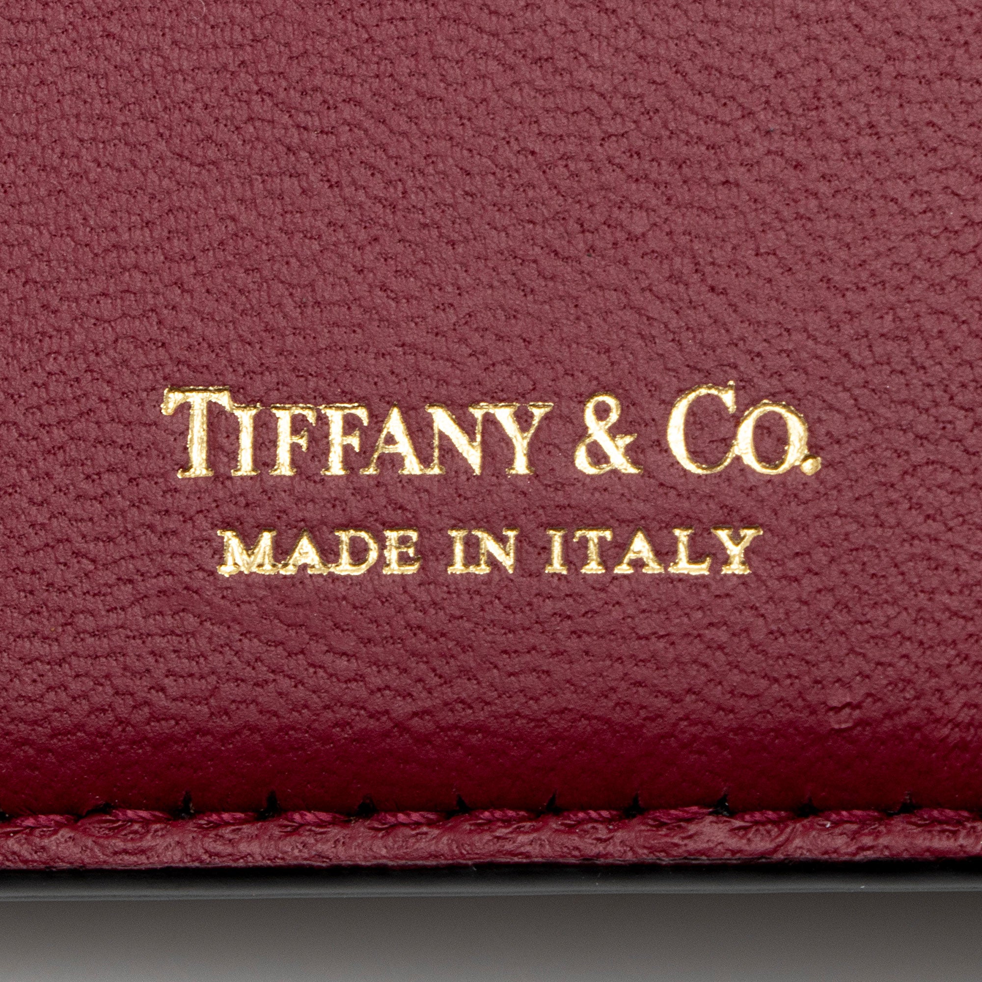 Tiffany & Co. Leather T & CO. Trifold Wallet