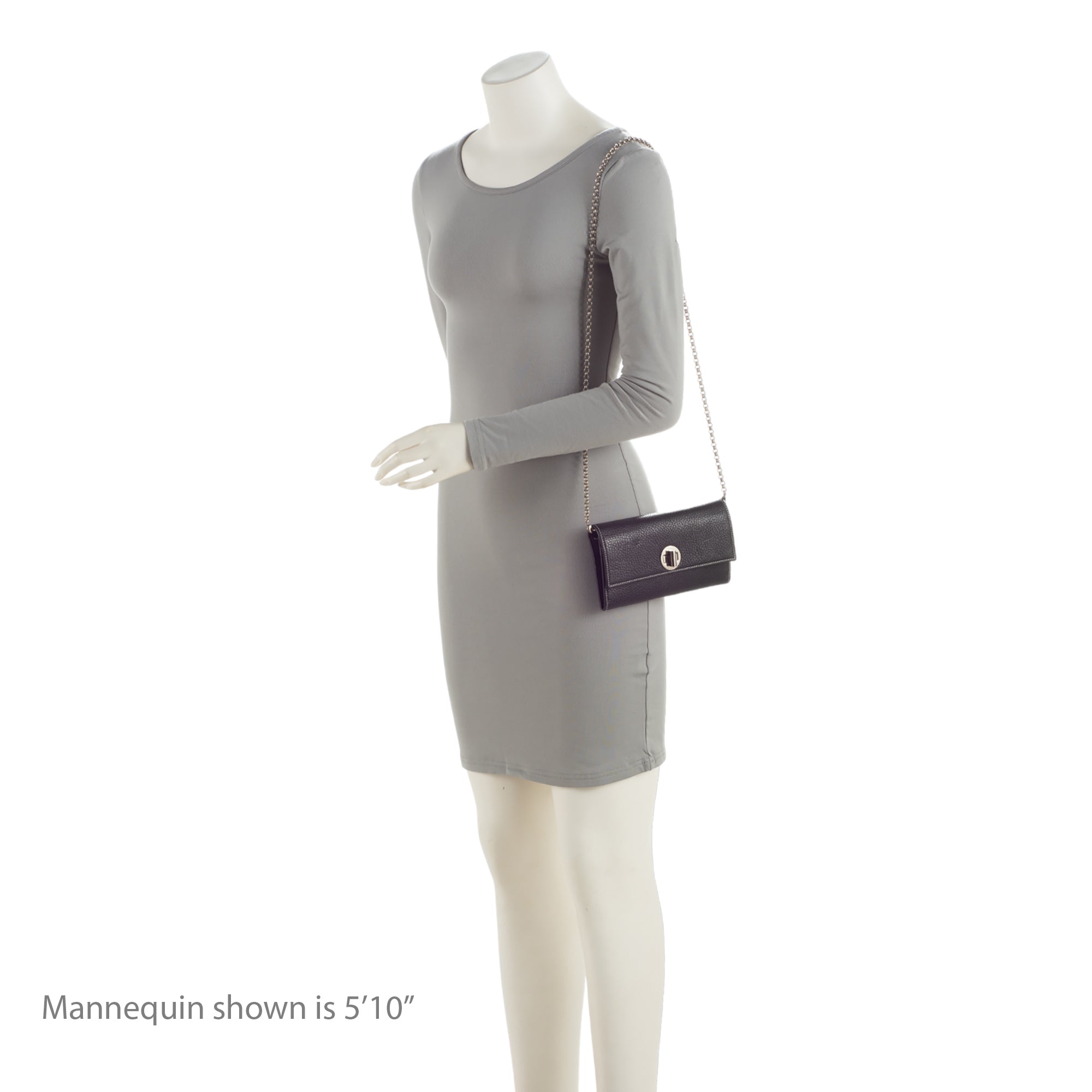 Tiffany & Co. Leather Turnlock Wallet on Chain Bag (SHF-kkN8kO)