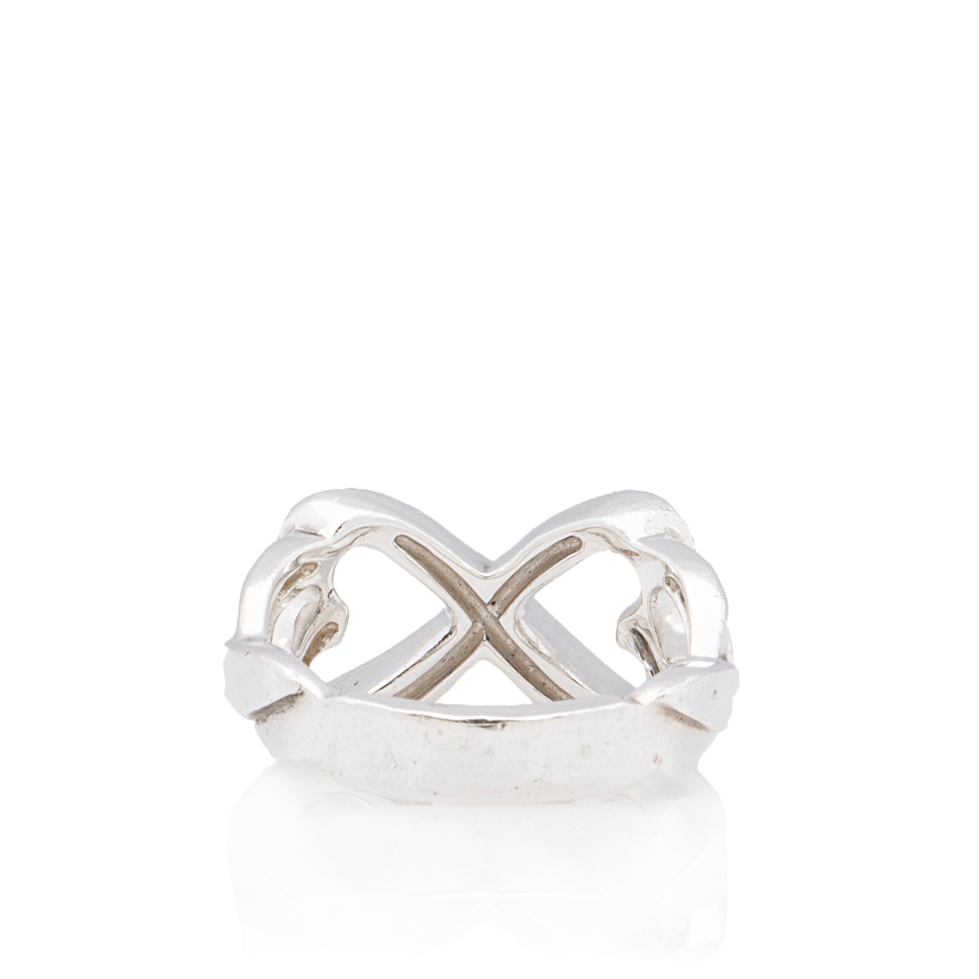 Tiffany & Co. Paloma Picasso Double Loving Heart Ring - Size 7 1/2