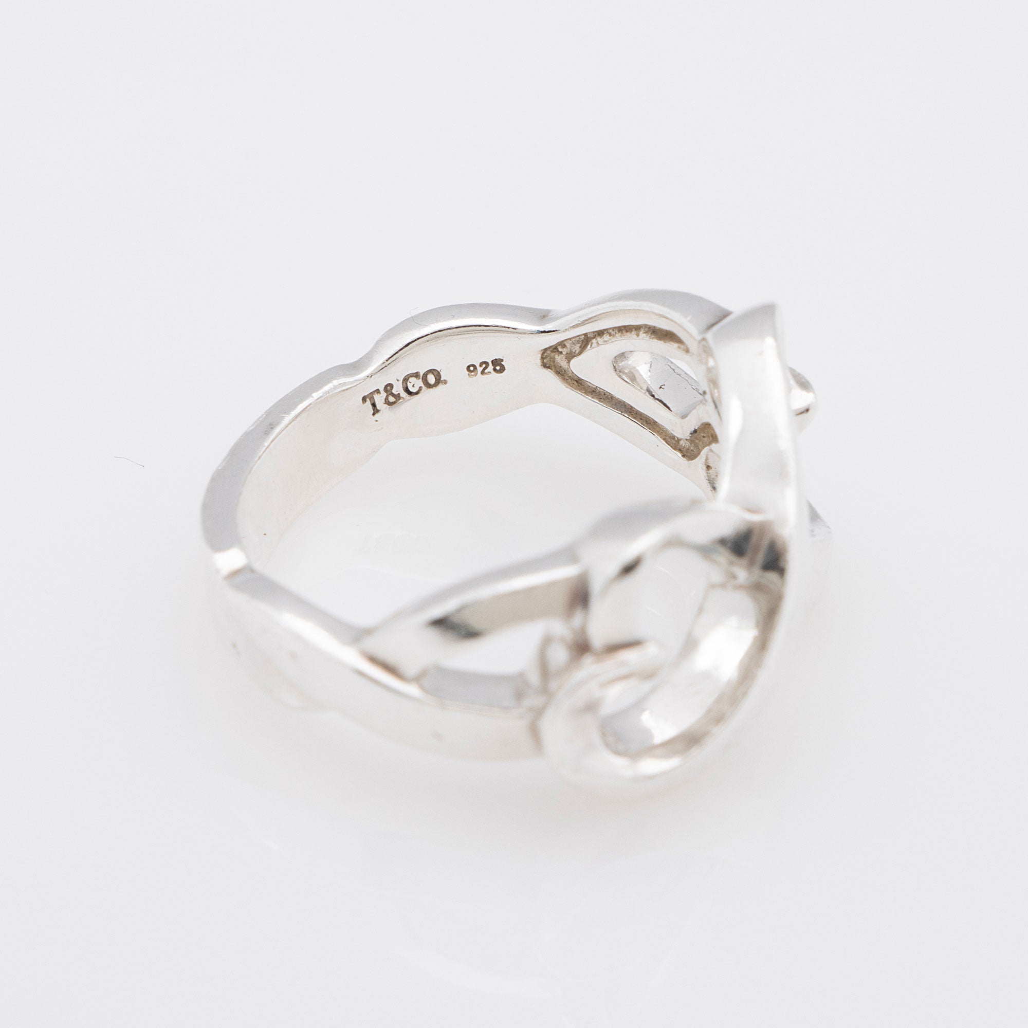 Tiffany & Co. Paloma Picasso Double Loving Heart Ring - Size 7 1/2