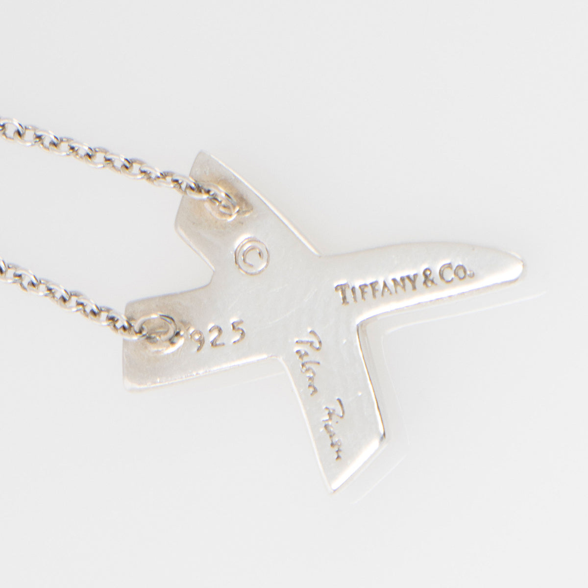 Tiffany & Co. Paloma Picasso Sterling Silver Graffiti X Necklace