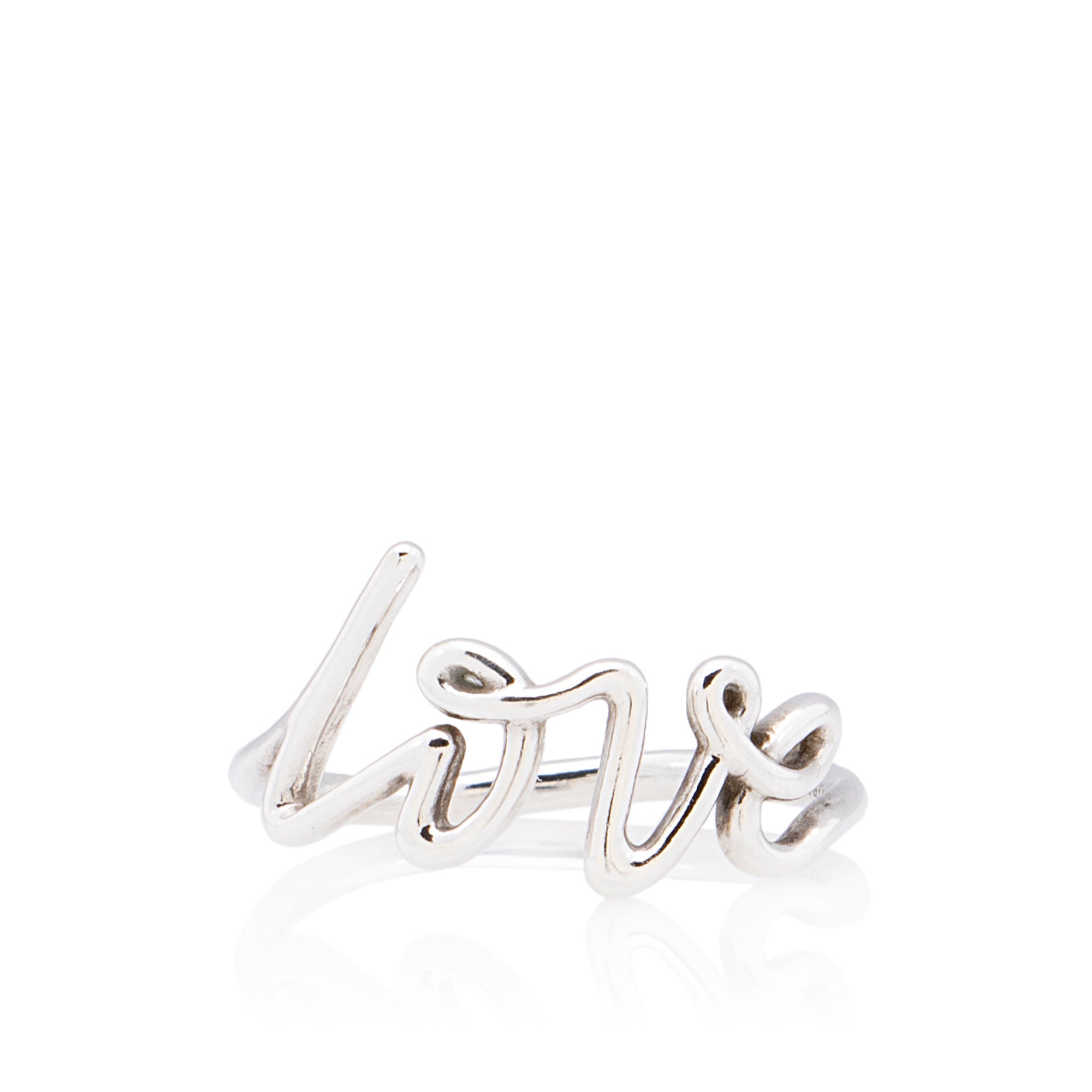 Tiffany & Co. Paloma Picasso Sterling Silver Love Ring - Size 8 1/2