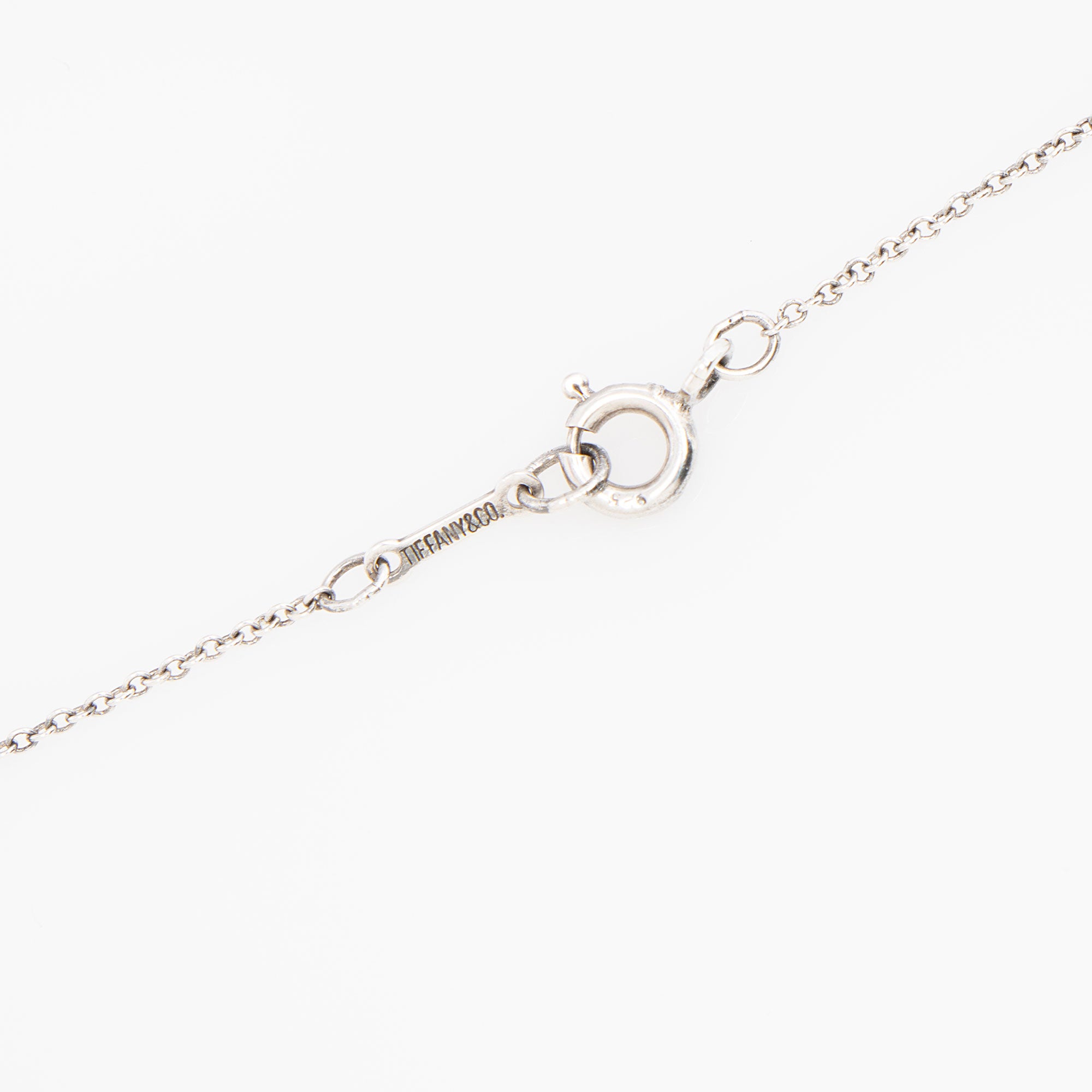 Tiffany & Co. Paloma Picasso Sterling Silver Loving Heart Necklace (SHF-IXtinf)
