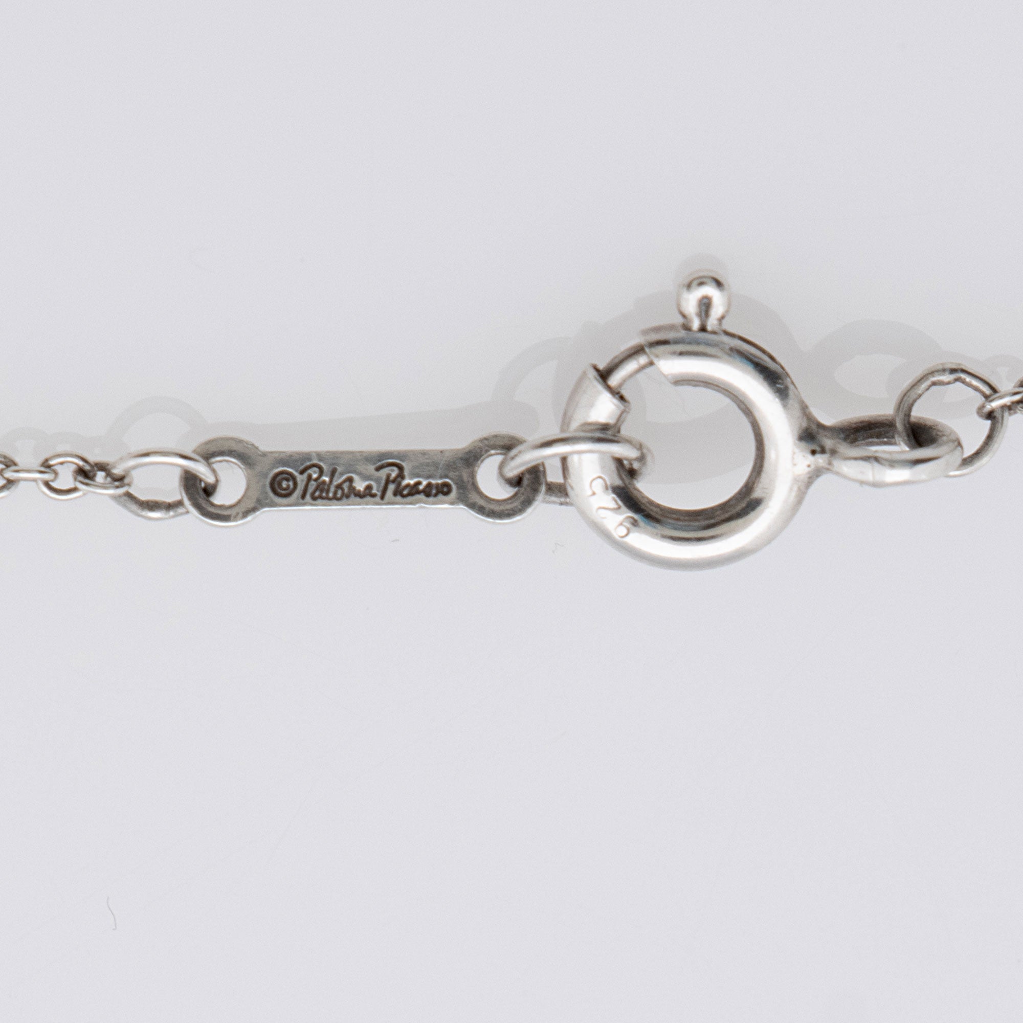 Tiffany & Co. Paloma Picasso Sterling Silver Loving Heart Necklace (SHF-xZZeFN)