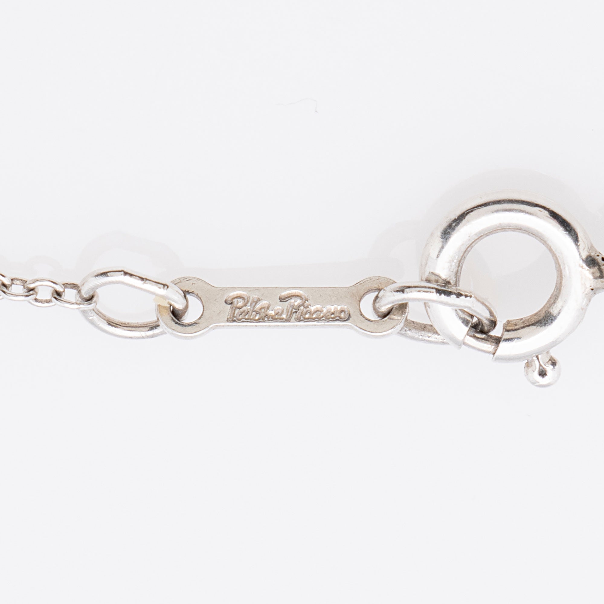 Tiffany & Co. Paloma Picasso Sterling Silver Loving Heart Necklace