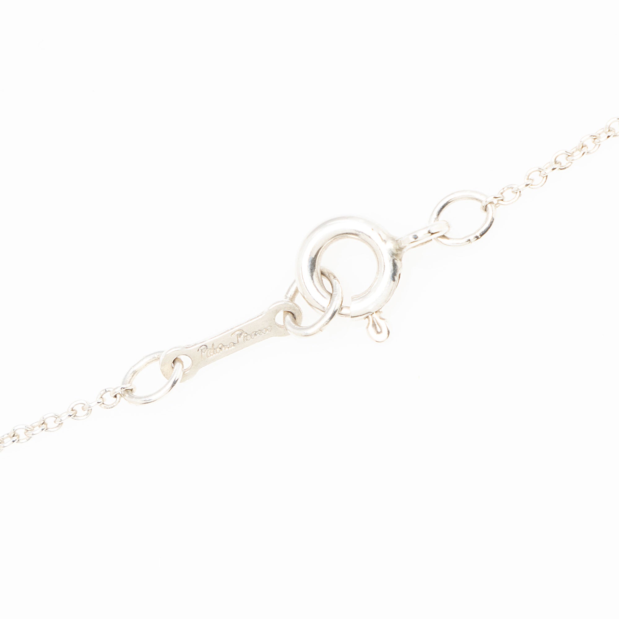 Tiffany & Co. Paloma Picasso Sterling Silver Loving Heart Necklace
