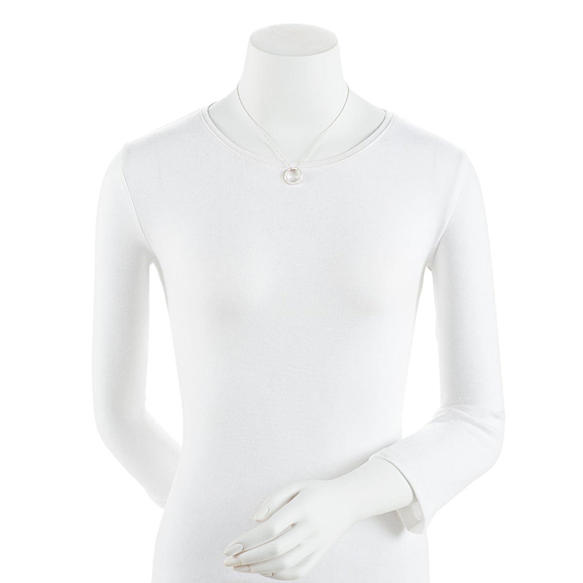 Tiffany & Co. Sterling Silver 1837 Circle Necklace