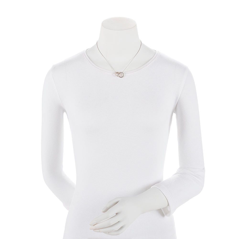 Tiffany & Co. Sterling Silver 1837 Interlocking Circles Necklace