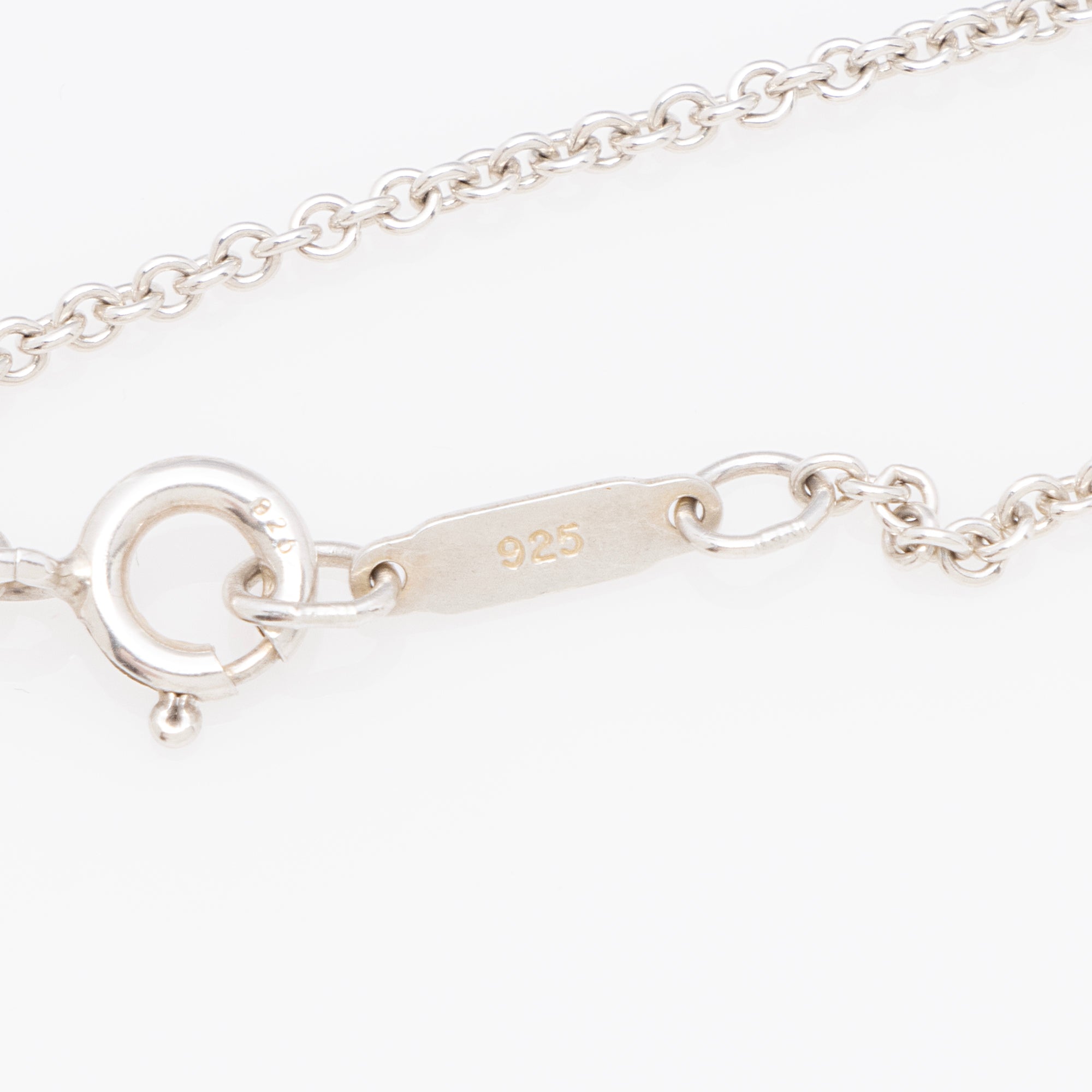 Tiffany & Co. Sterling Silver Atlas Cube Necklace