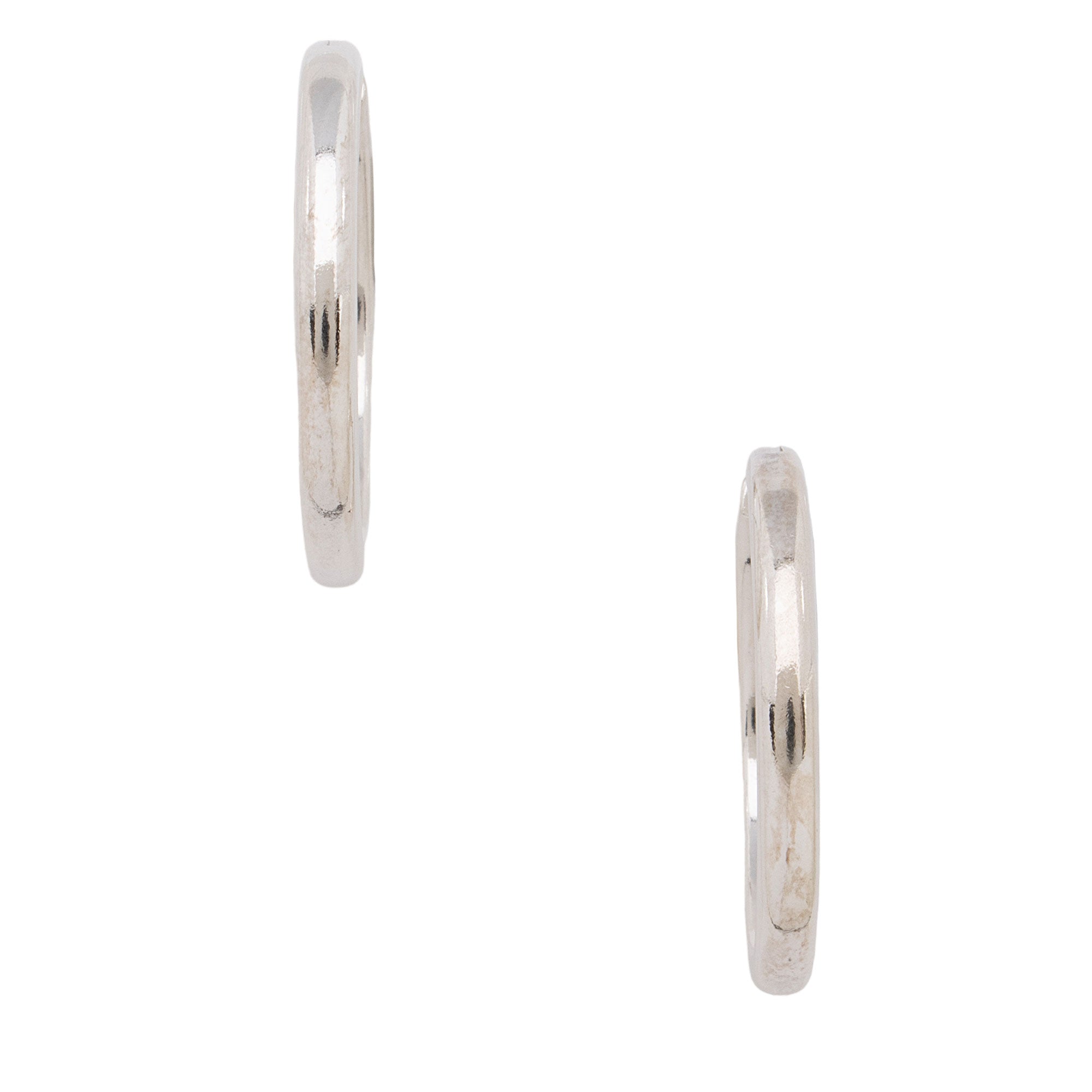 Tiffany & Co. Sterling Silver Cushion Hoop Earrings (SHF-VCB4aZ)