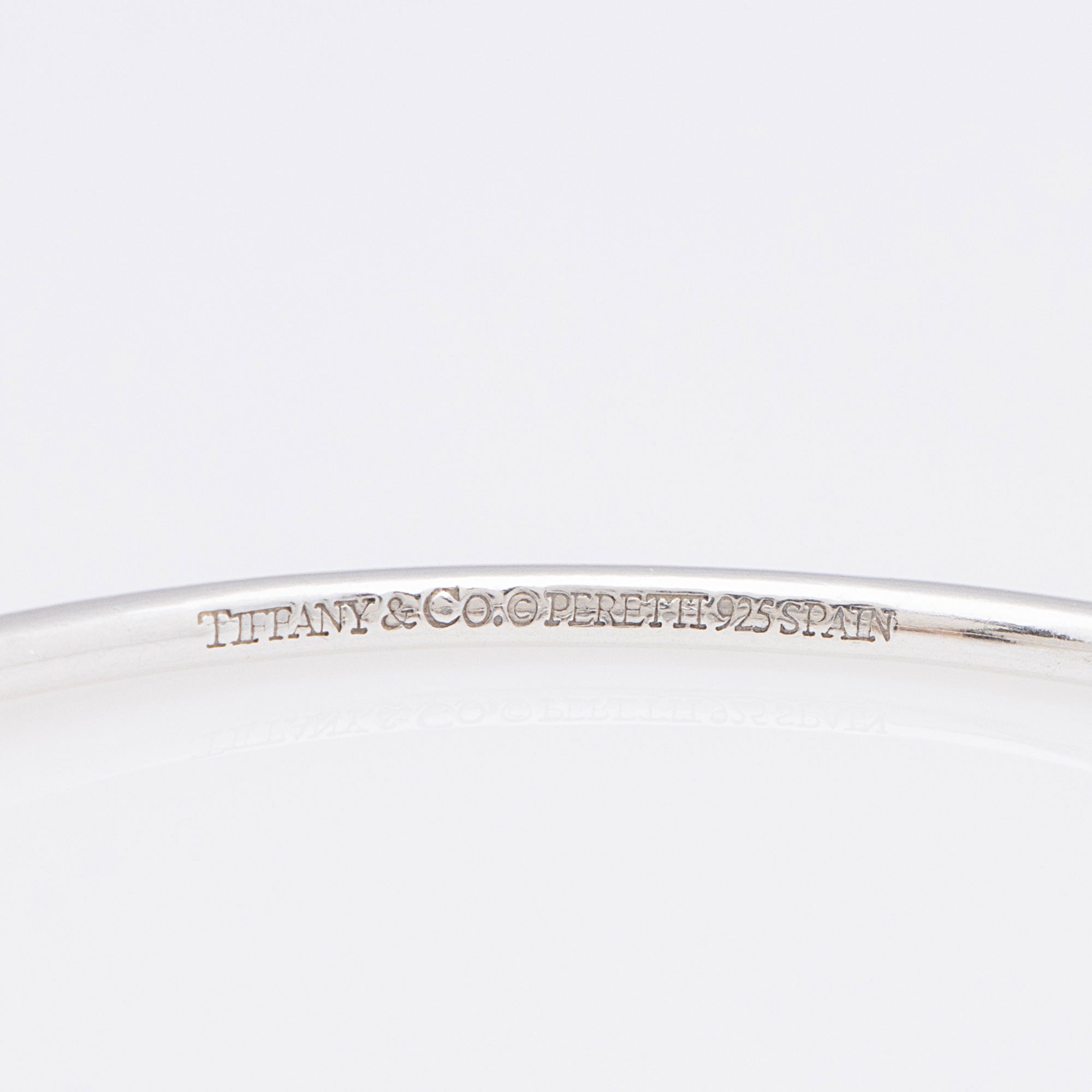 Tiffany & Co. Sterling Silver Elsa Peretti Teardrop Bangle