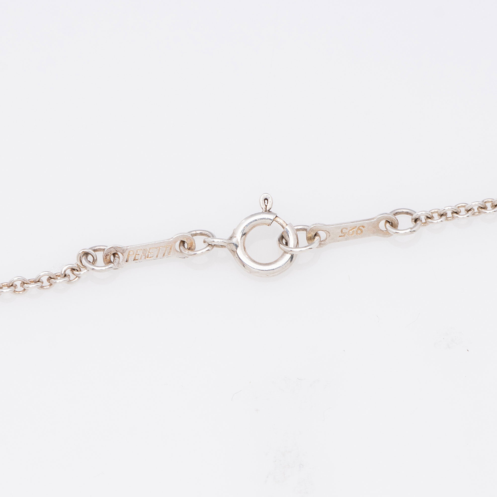 Tiffany & Co. Sterling Silver Elsa Peretti Triple Open Heart Necklace