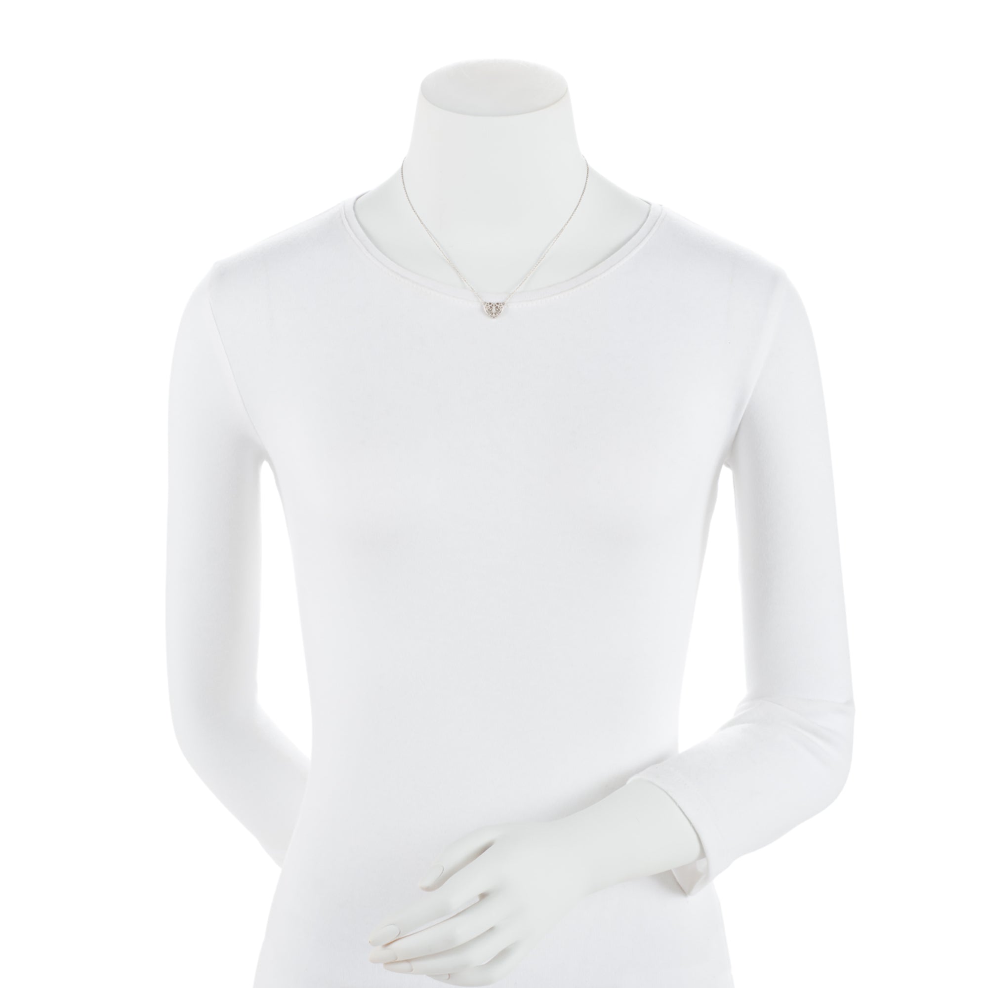 Tiffany & Co. Sterling Silver Enchant Mini Heart Necklace (SHF-NQem90)