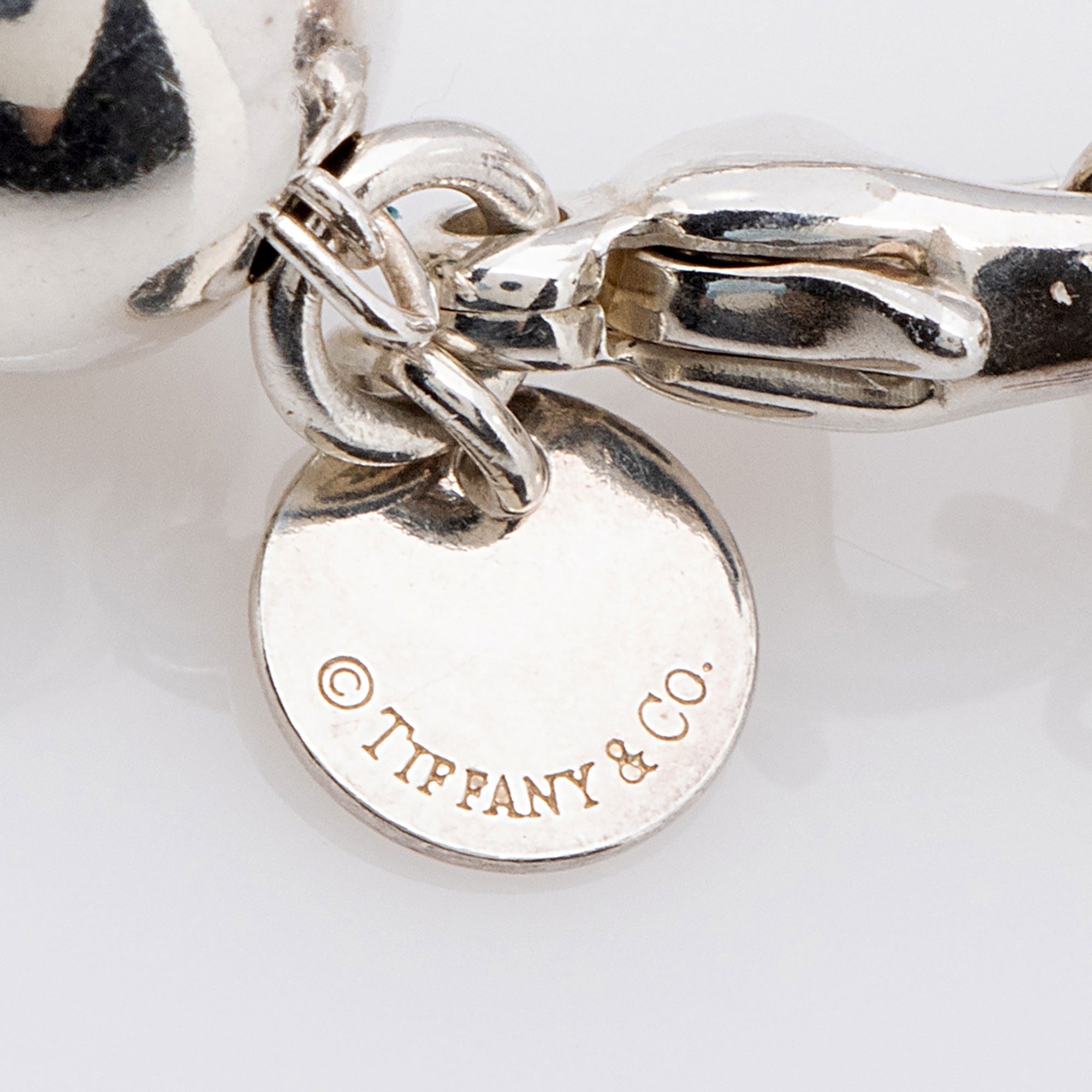 Tiffany & Co. Sterling Silver HardWear Ball 10mm Small Bracelet (SHF-gOMVvP)