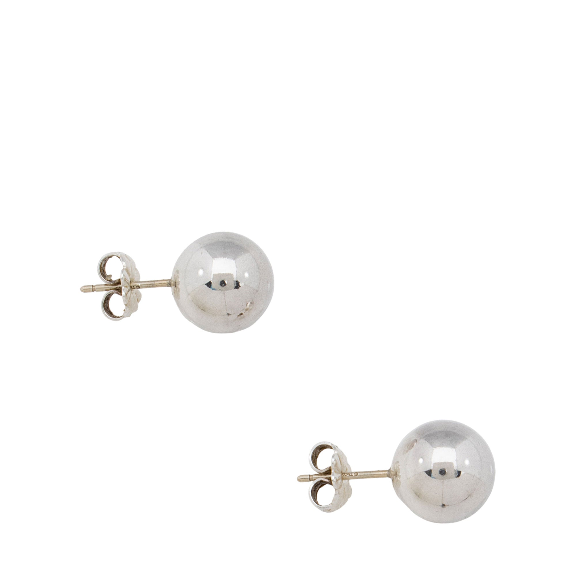 Tiffany & Co. Sterling Silver HardWear Ball 10mm Stud Earrings (SHF-lIkc6b)
