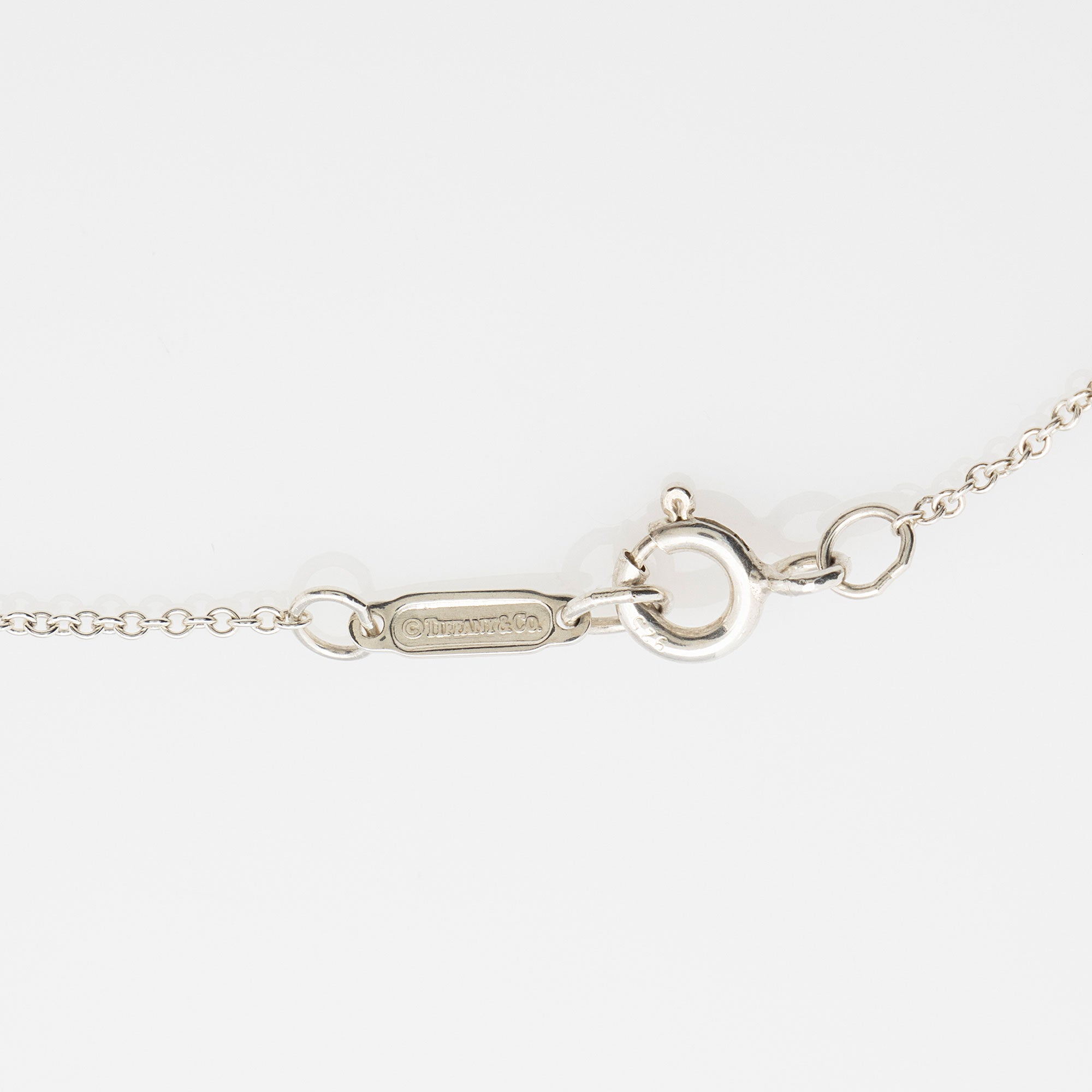 Tiffany & Co. Sterling Silver Heart I Love You Necklace (SHF-MoLFJH)