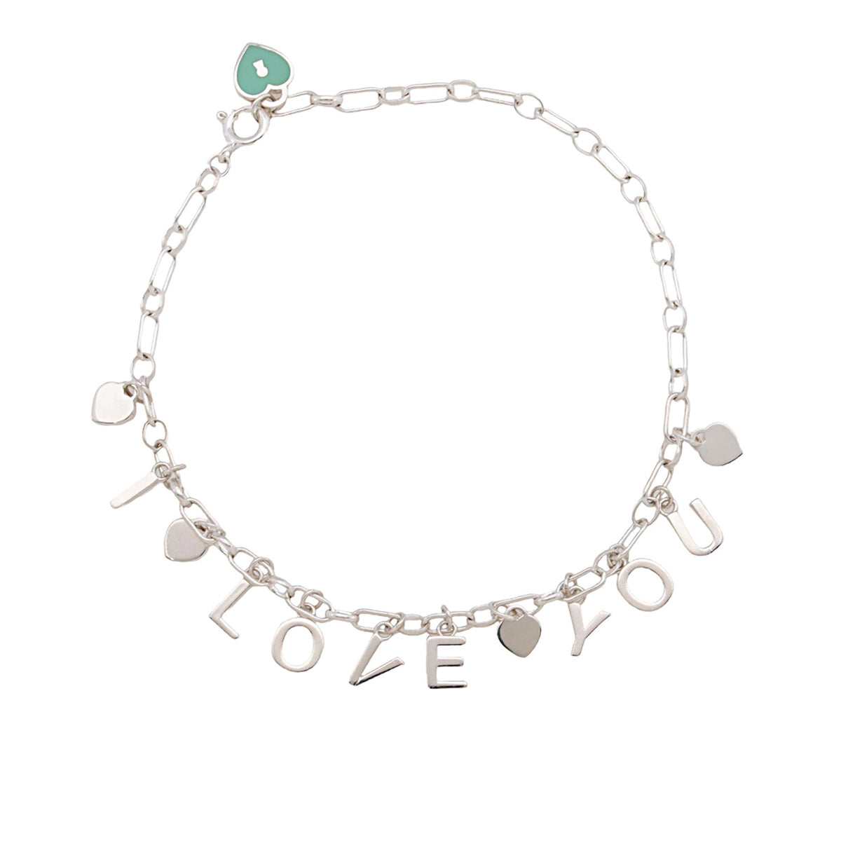 Tiffany & Co. Sterling Silver I Love You Notes Charm Bracelet (SHF-ydl