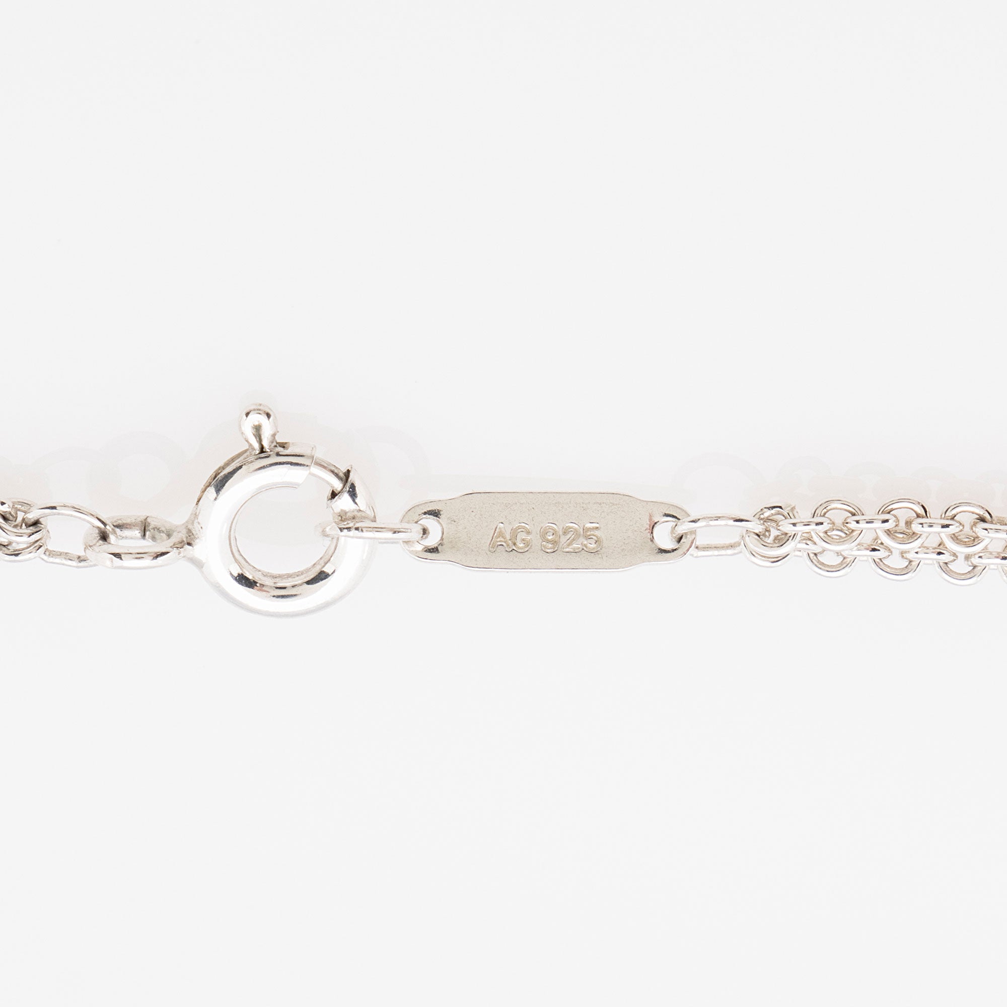 Tiffany & Co. Sterling Silver Infinity Double Chain Necklace (SHF-59e2X1)