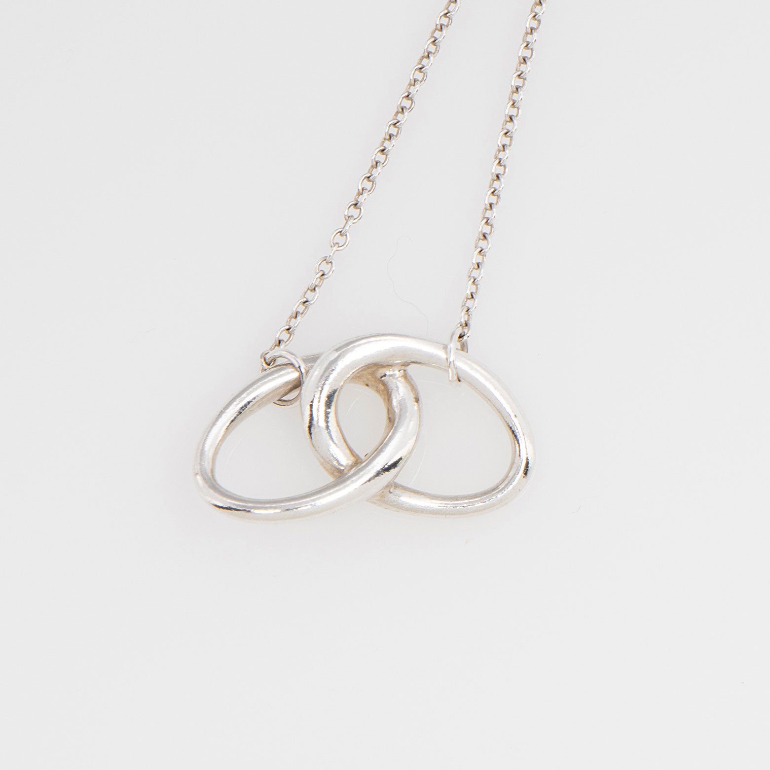Tiffany & Co. Sterling Silver Interlocking Circles Necklace (SHF-hiGUMV)