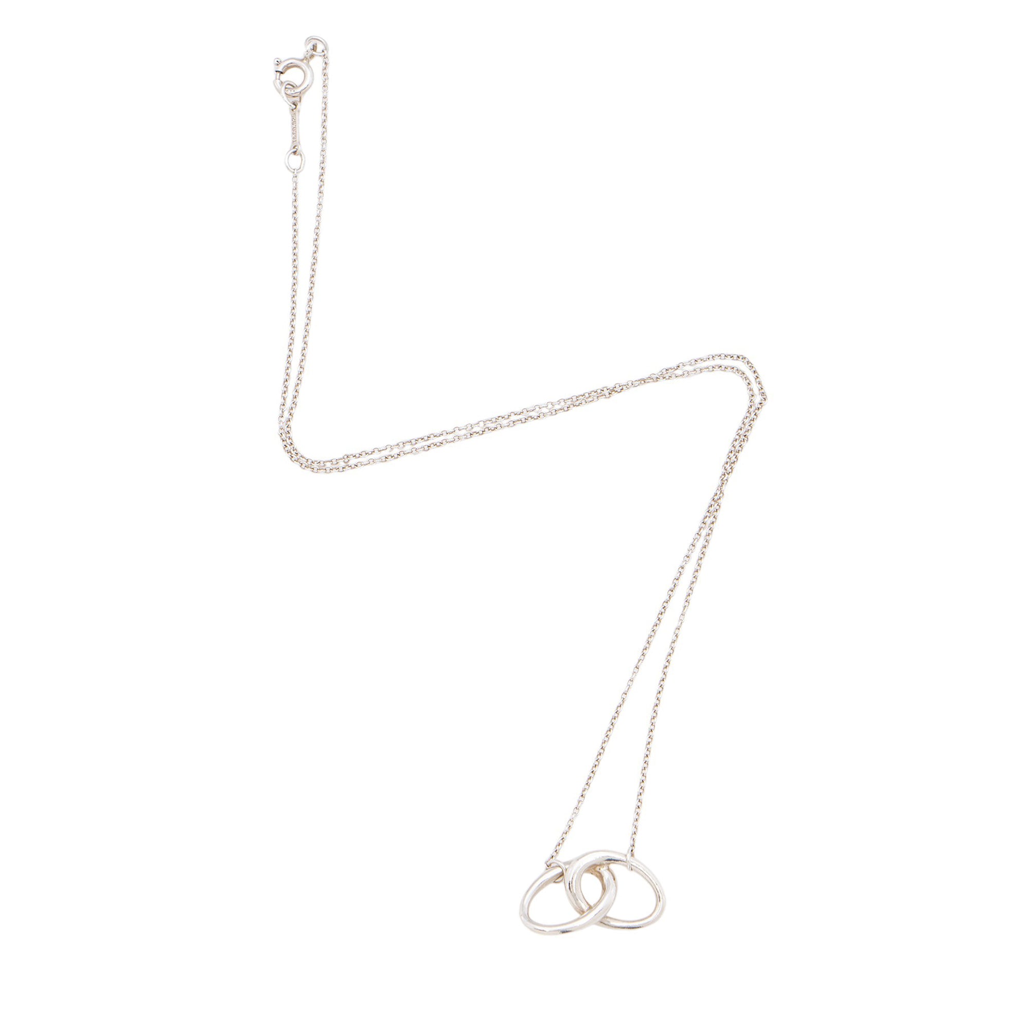 Tiffany & Co. Sterling Silver Interlocking Circles Necklace (SHF-hiGUMV)