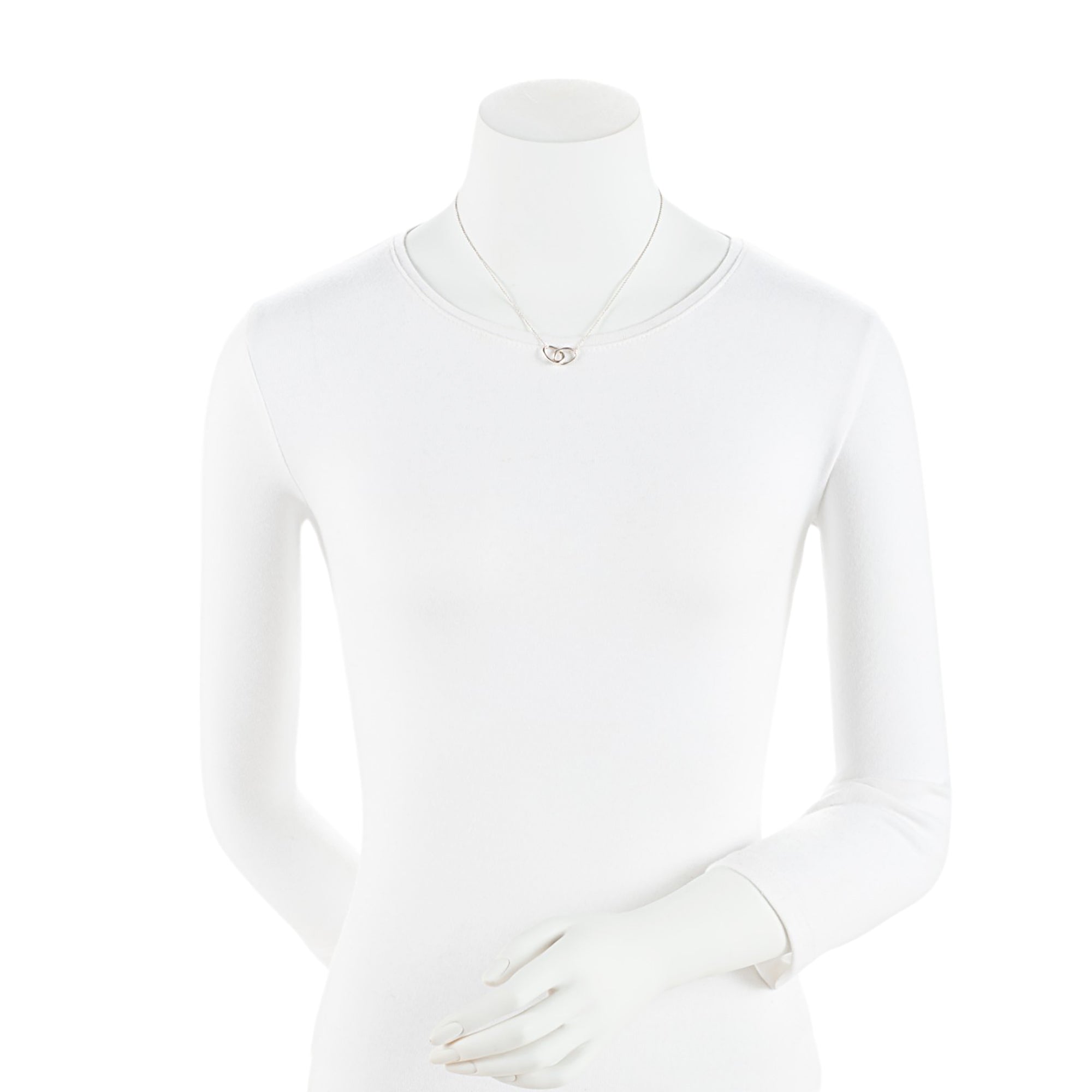 Tiffany & Co. Sterling Silver Interlocking Circles Necklace (SHF-hiGUMV)