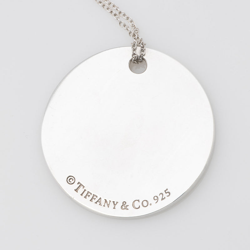 Tiffany & Co. Sterling Silver Notes Round Necklace (SHF-h2p1VF)
