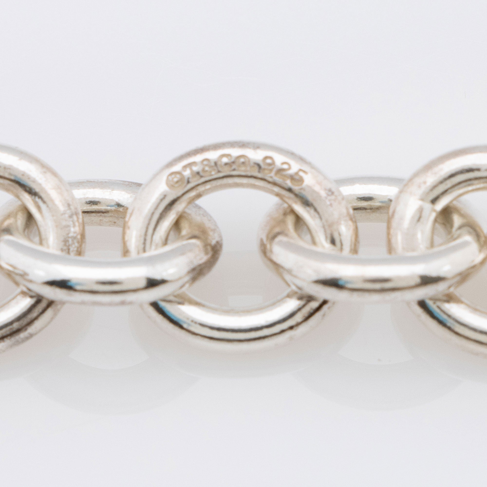 Tiffany & Co. Sterling Silver Open Heart Clasp Necklace - FINAL SALE (SHF-2WrqF7)