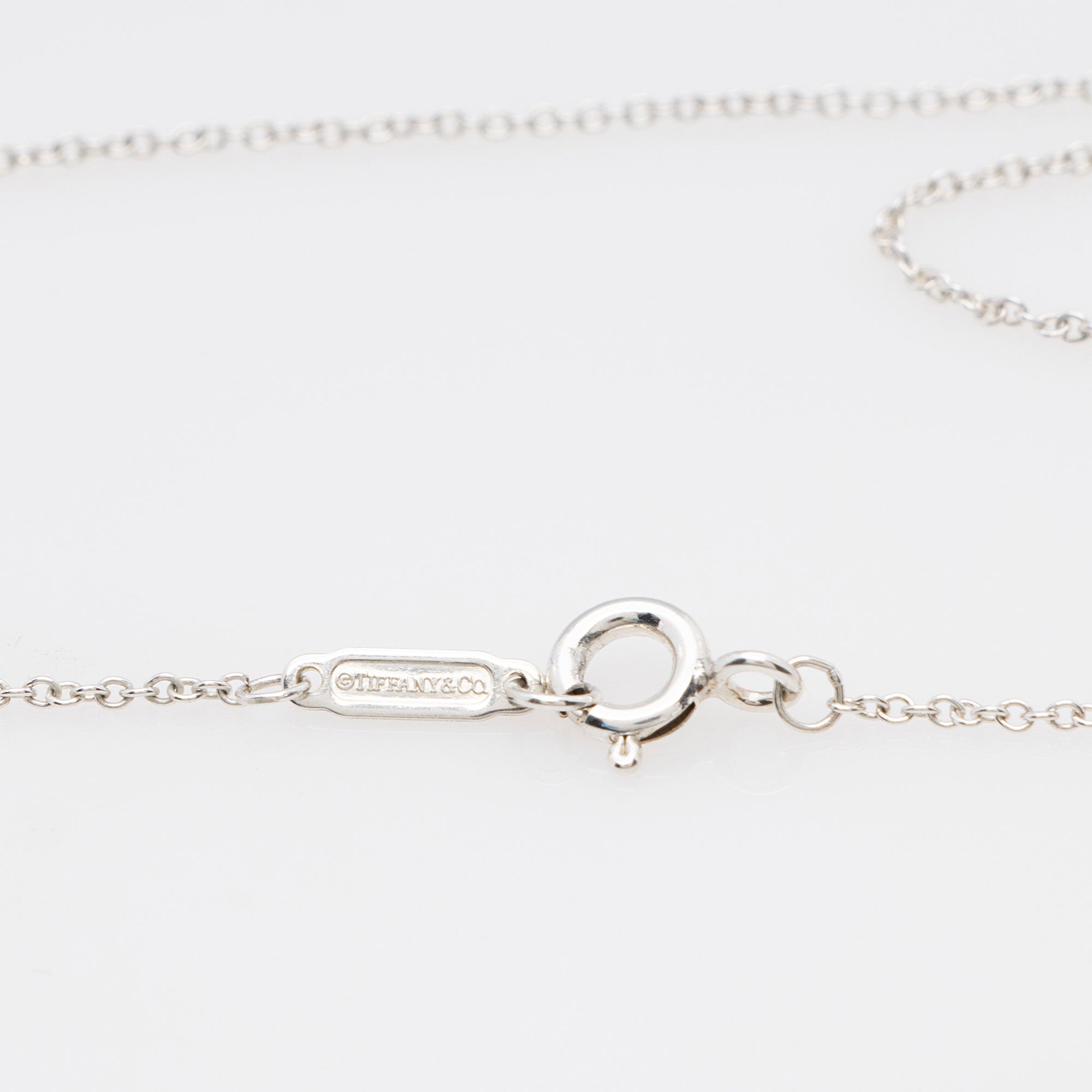 Tiffany & Co. Sterling Silver Return to Tiffany Double Heart Mini Necklace (SHF-w5Y4C7)