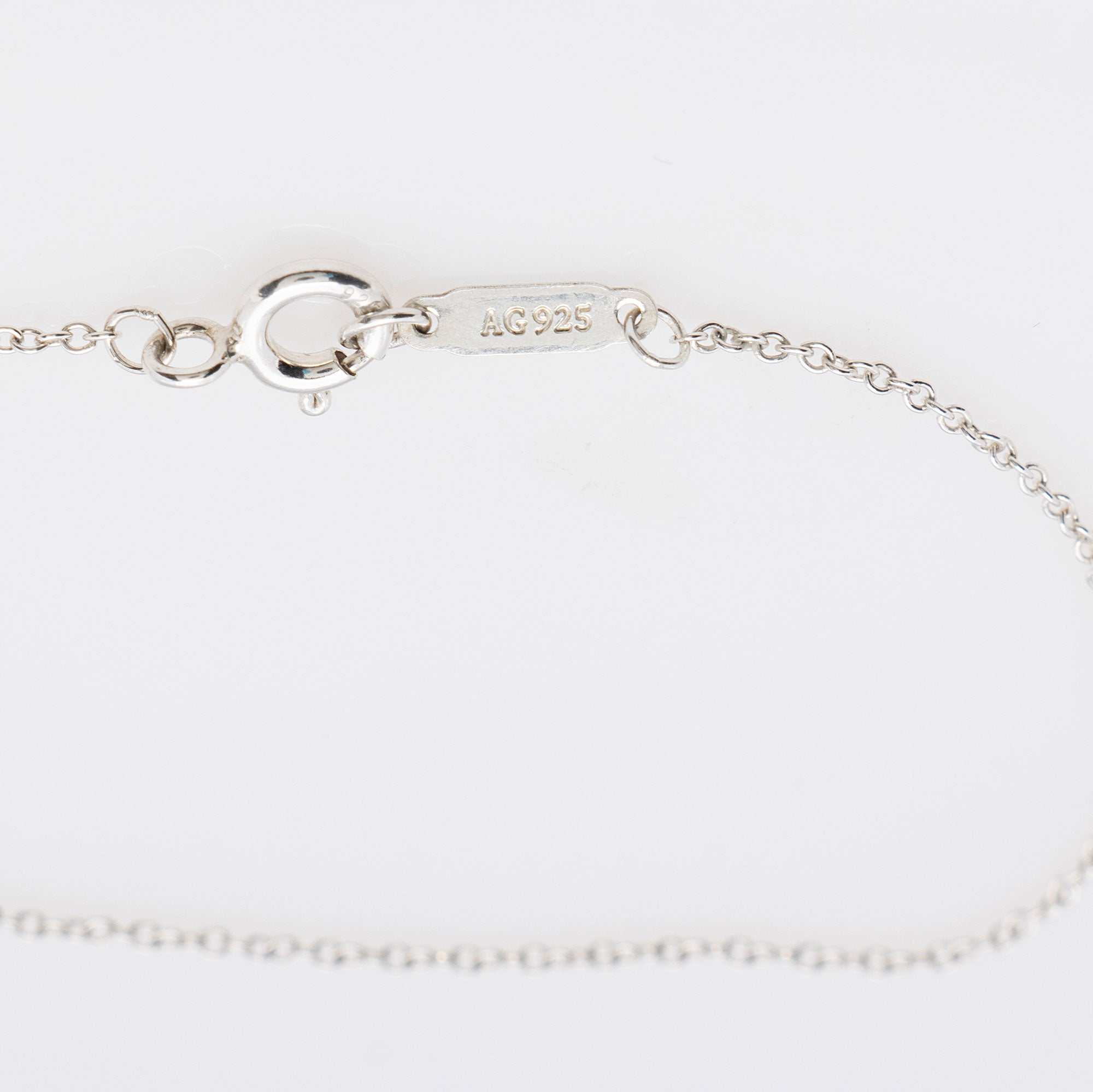 Tiffany & Co. Sterling Silver Return to Tiffany Double Heart Mini Necklace (SHF-w5Y4C7)