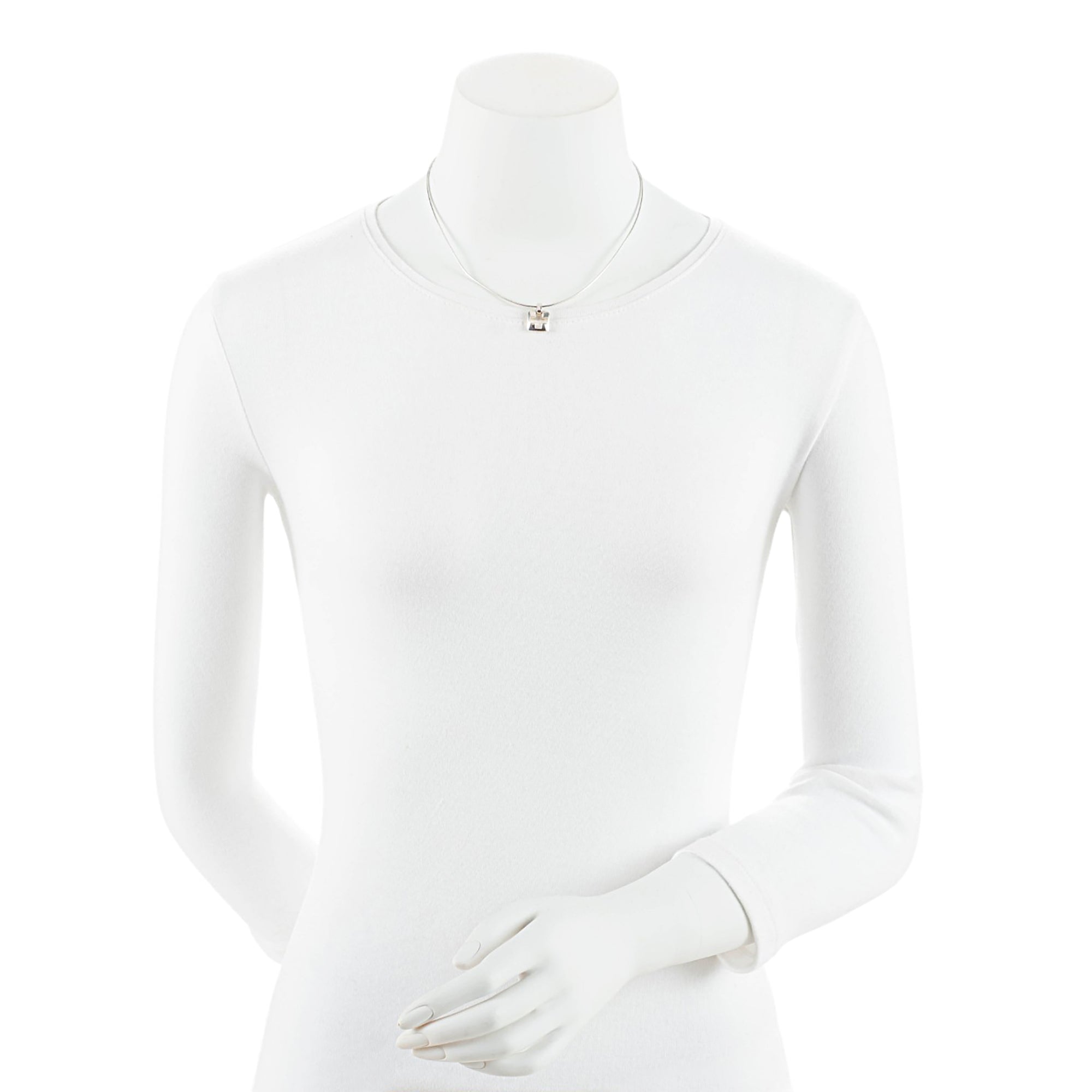Tiffany & Co. Sterling Silver Roman Cross Cutout Necklace