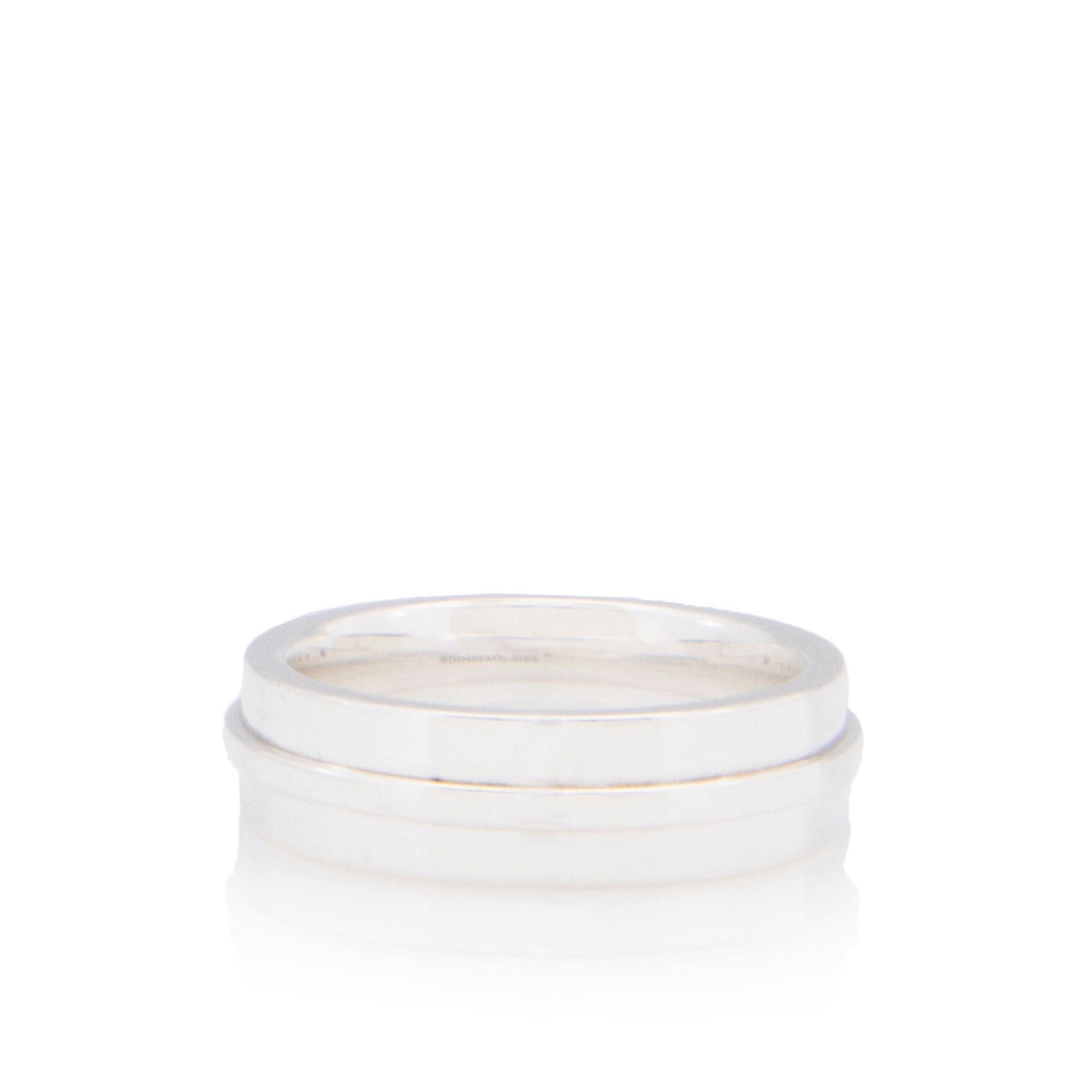 Tiffany & Co. Sterling Silver Tiffany T Ring - Size 7