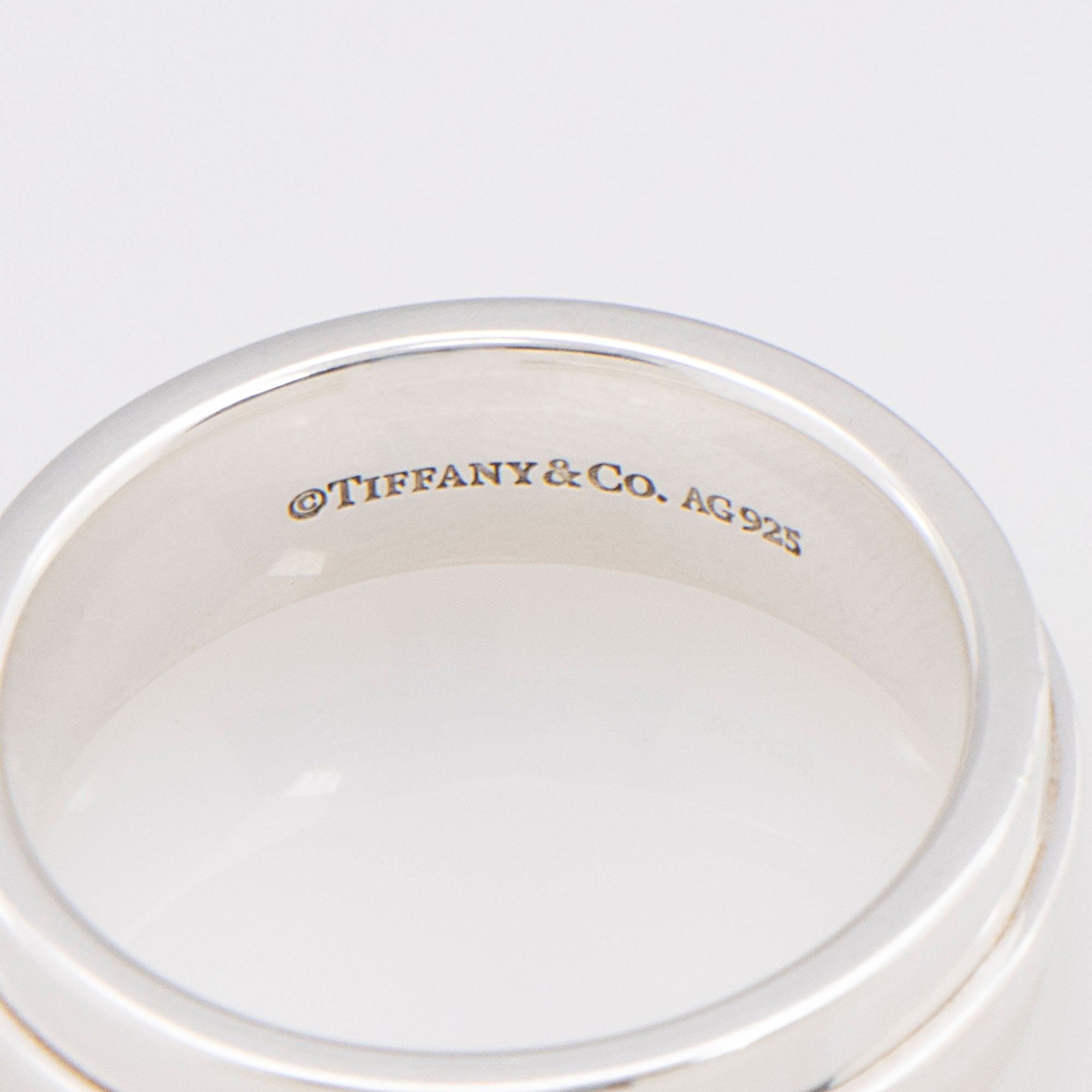 Tiffany & Co. Sterling Silver Tiffany T Ring - Size 7