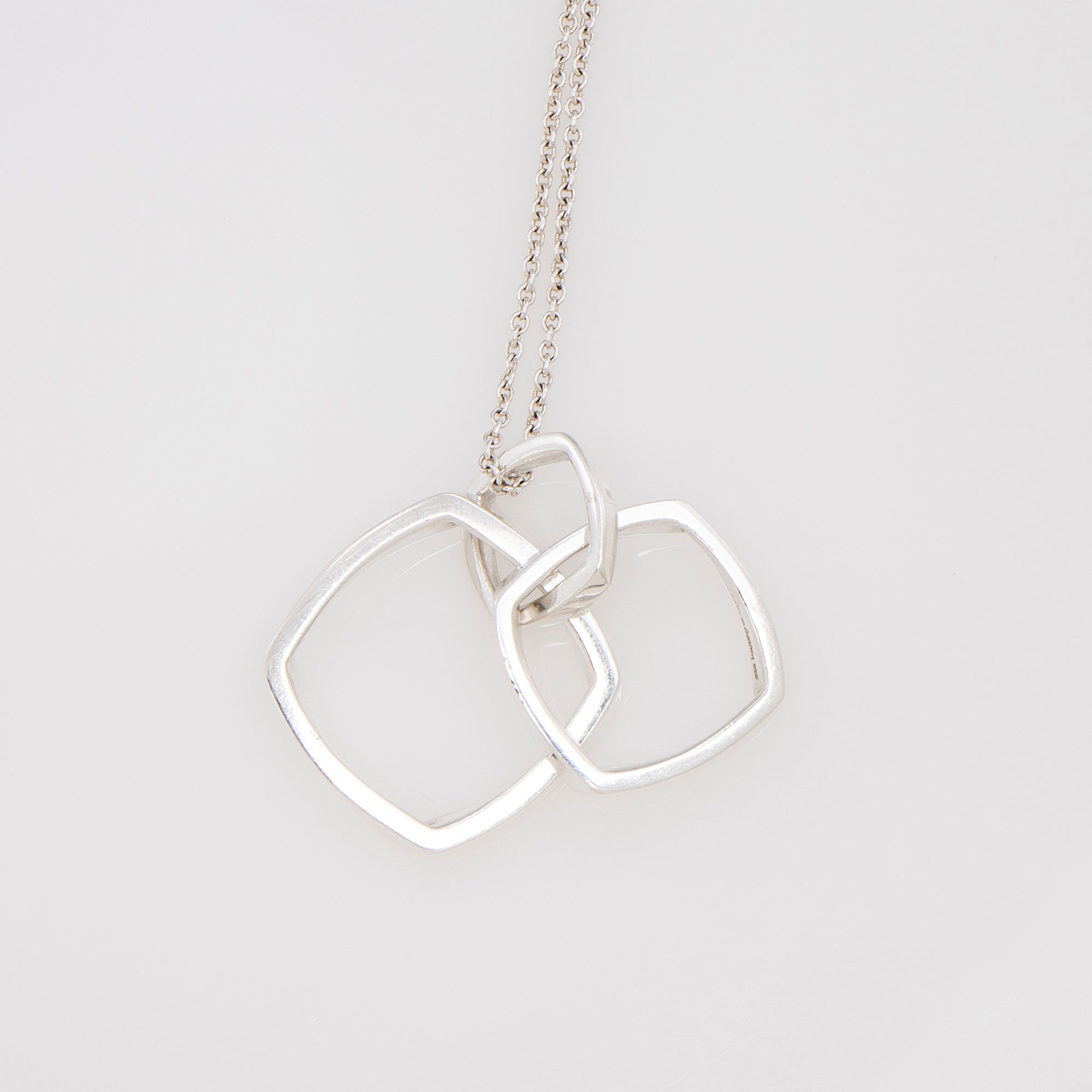 Tiffany & Co. Sterling Silver Triple Torque Necklace (SHF-ksRXcy)