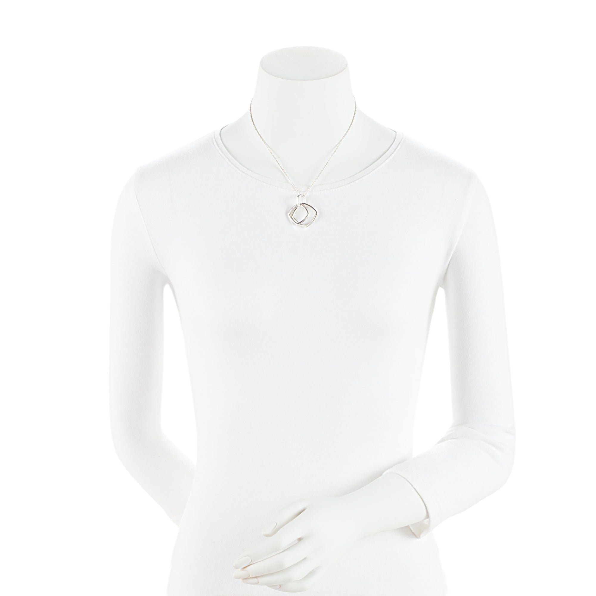 Tiffany & Co. Sterling Silver Triple Torque Necklace (SHF-ksRXcy)