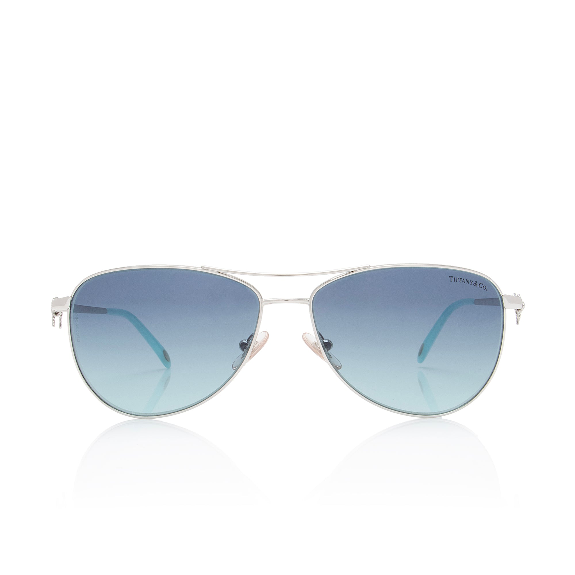Tiffany & Co. Twist Bow Aviator Sunglasses (SHF-oVzu0M)