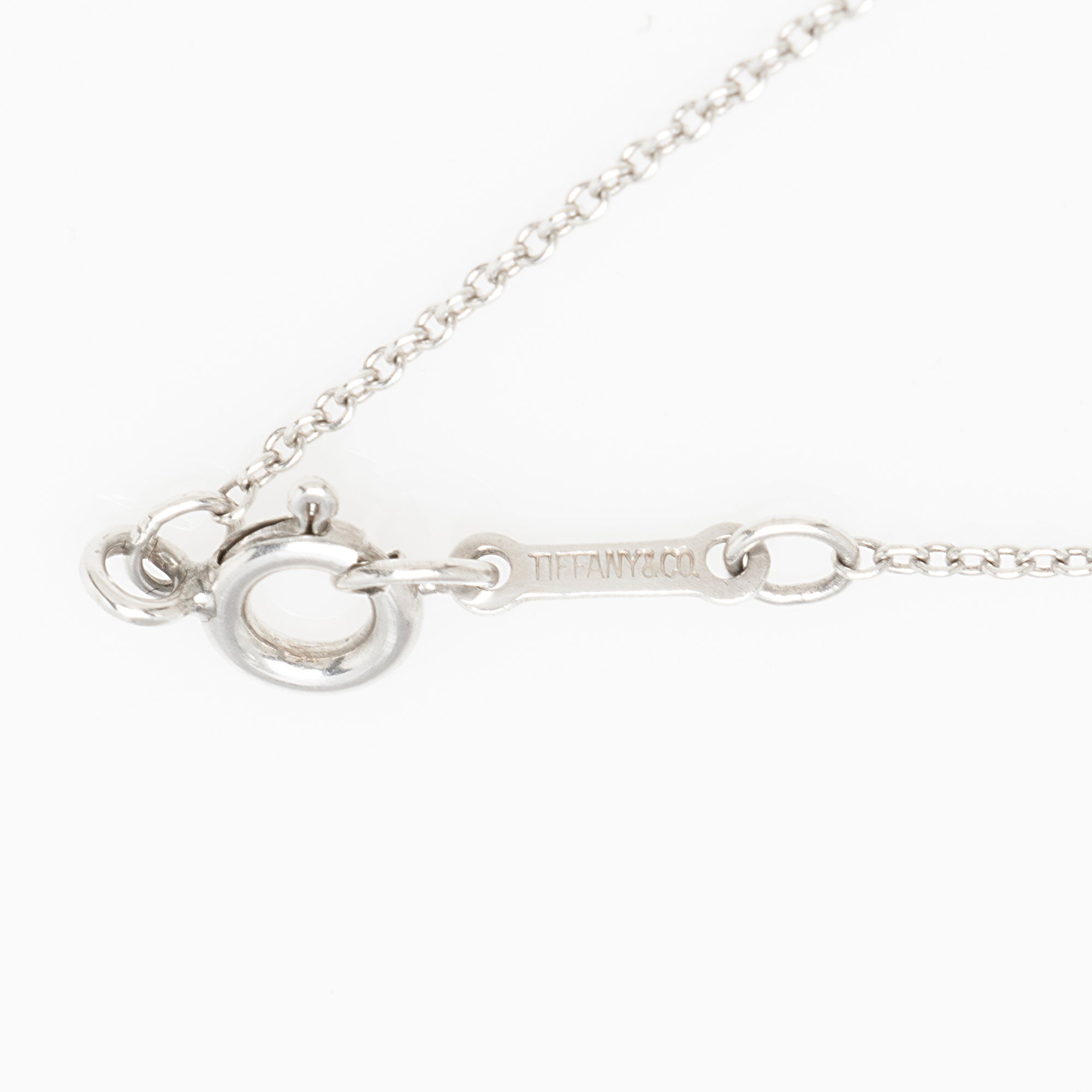 Tiffany & Co. Vintage Elsa Peretti Sterling Silver Full Heart Necklace