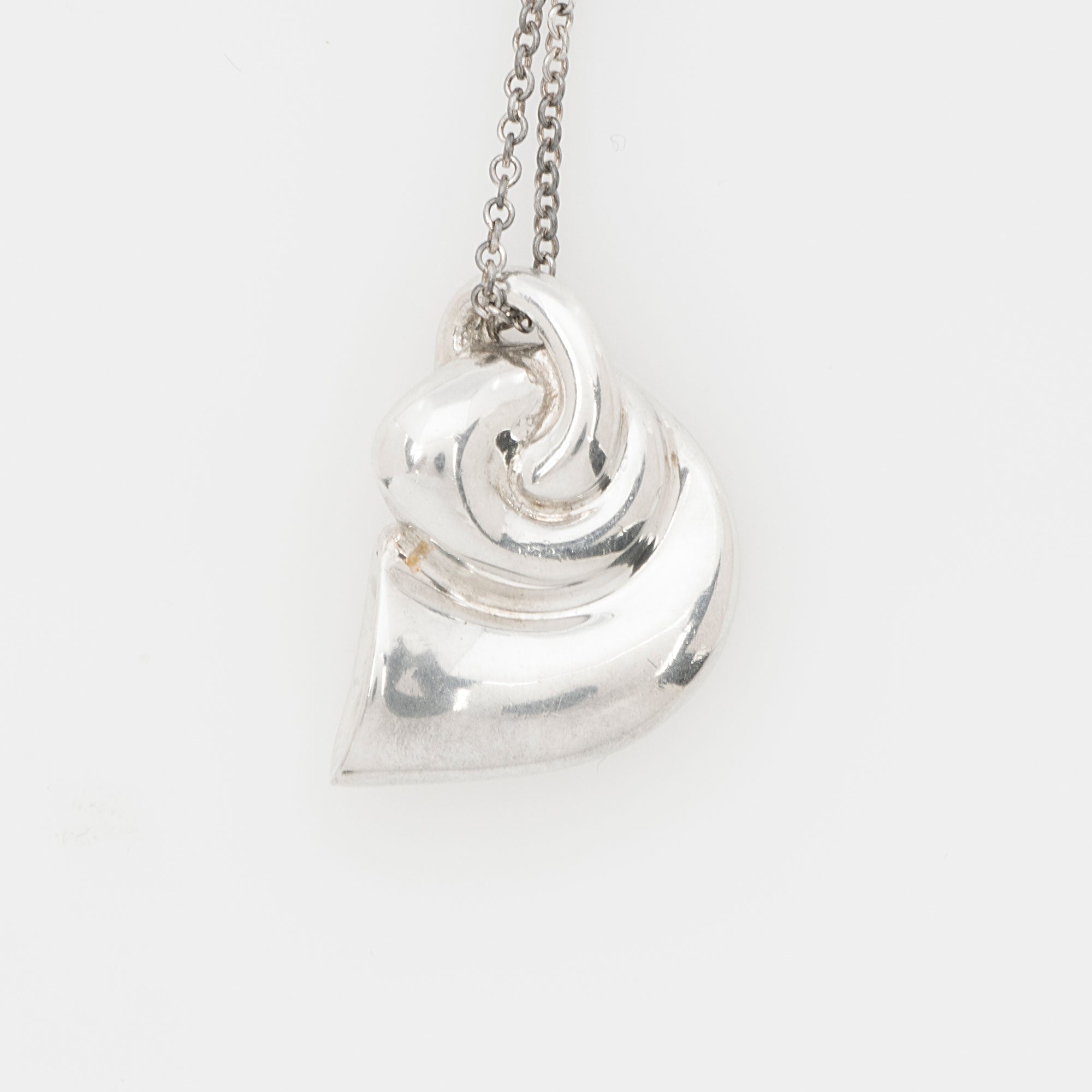 Tiffany & Co. Vintage Elsa Peretti Sterling Silver Horn Necklace