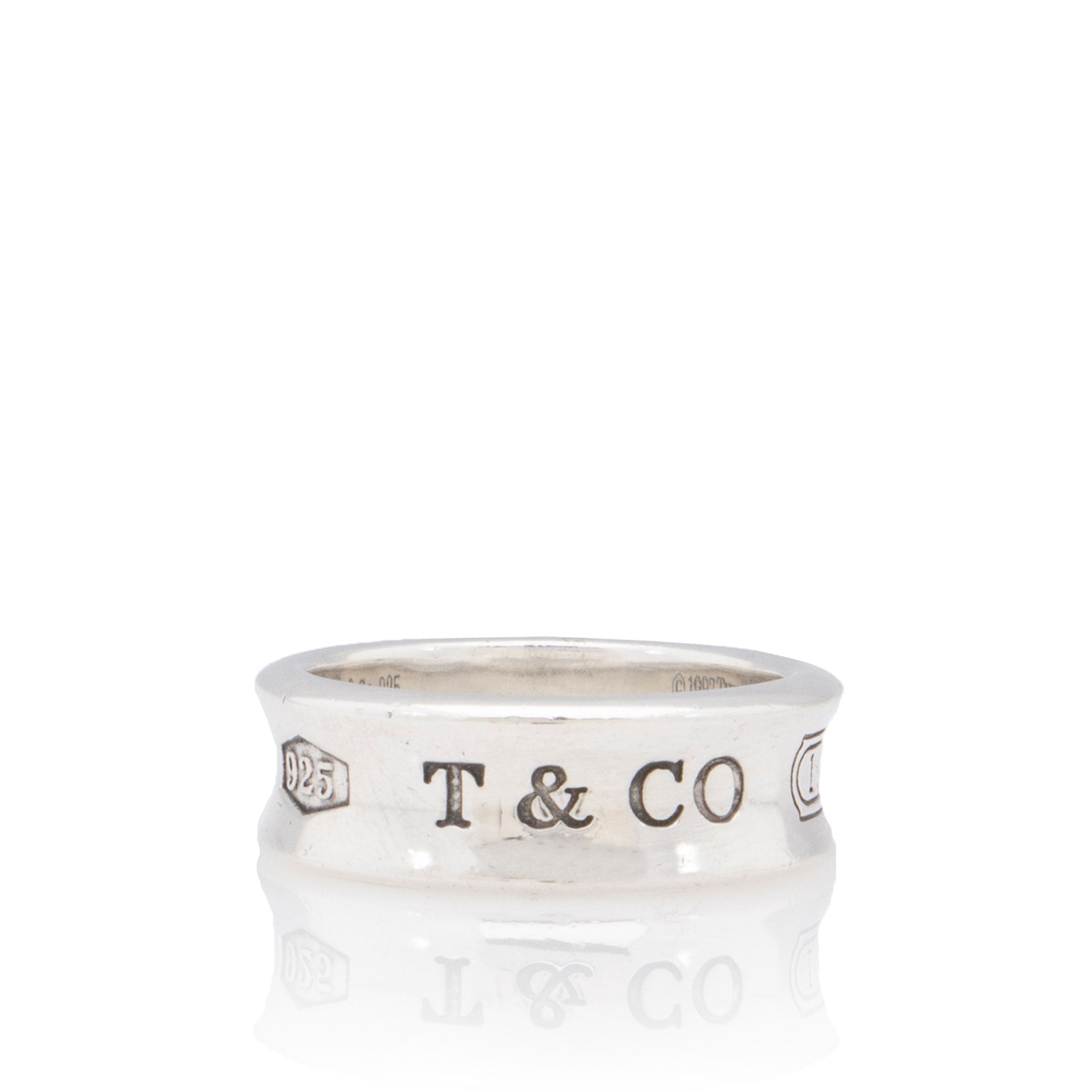 Tiffany & Co. Vintage Sterling Silver 1837 Ring - Size 5 1/2