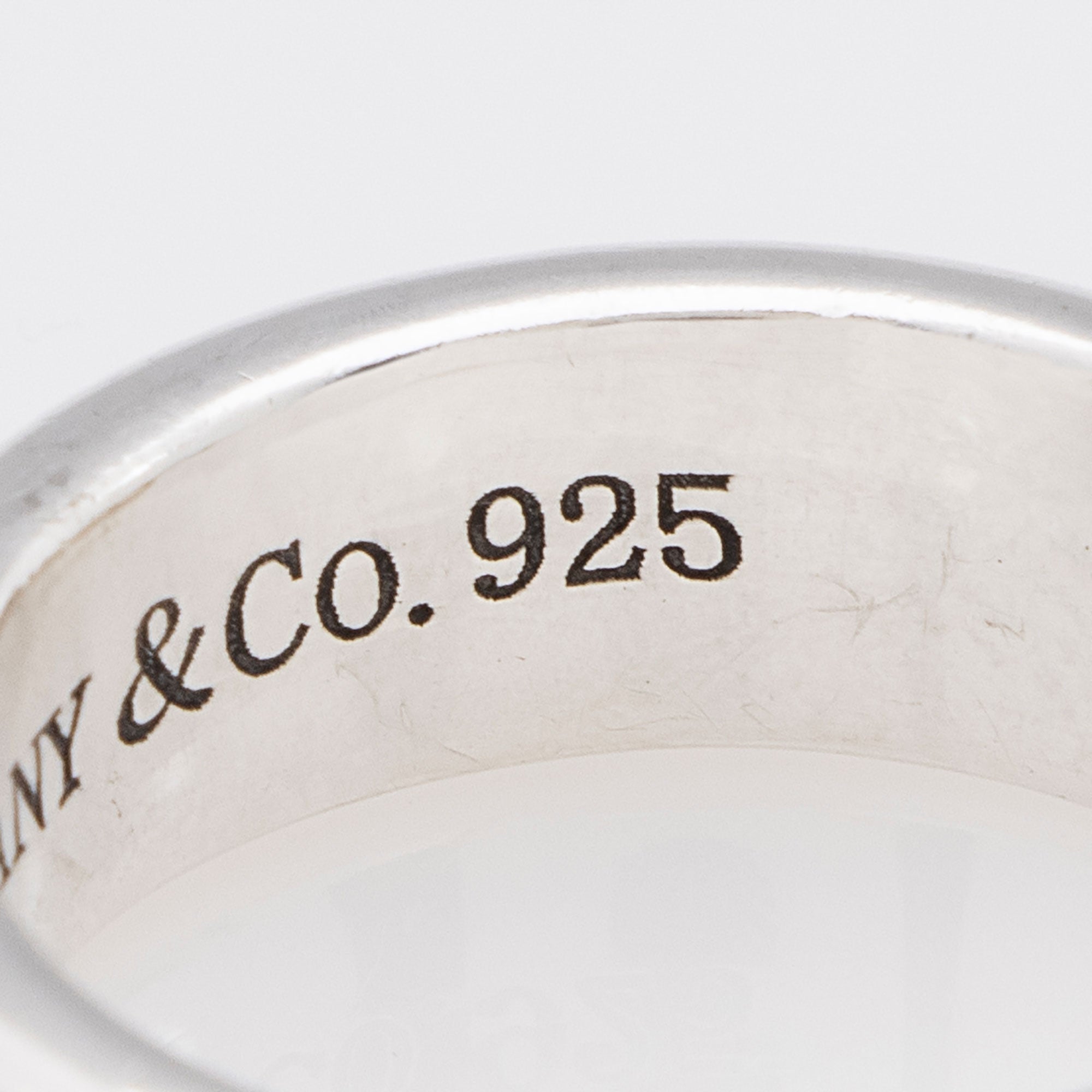 Tiffany & Co. Vintage Sterling Silver 1837 Ring - Size 5 1/2