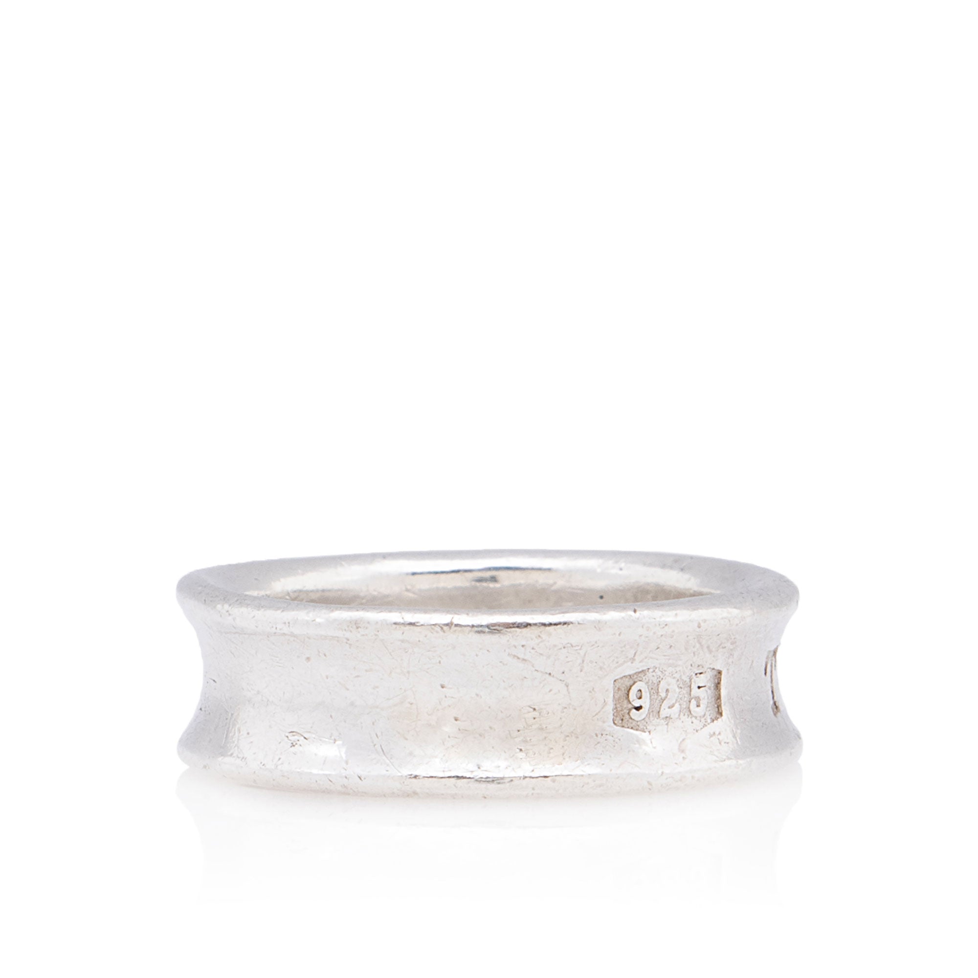 Tiffany & Co. Vintage Sterling Silver 1837 Ring - Size 8 1/2