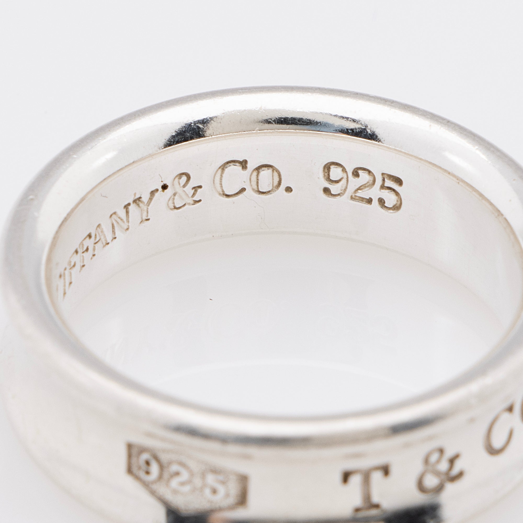 Tiffany & Co. Vintage Sterling Silver 1837 Ring - Size 8 (SHF-8P3HAj)