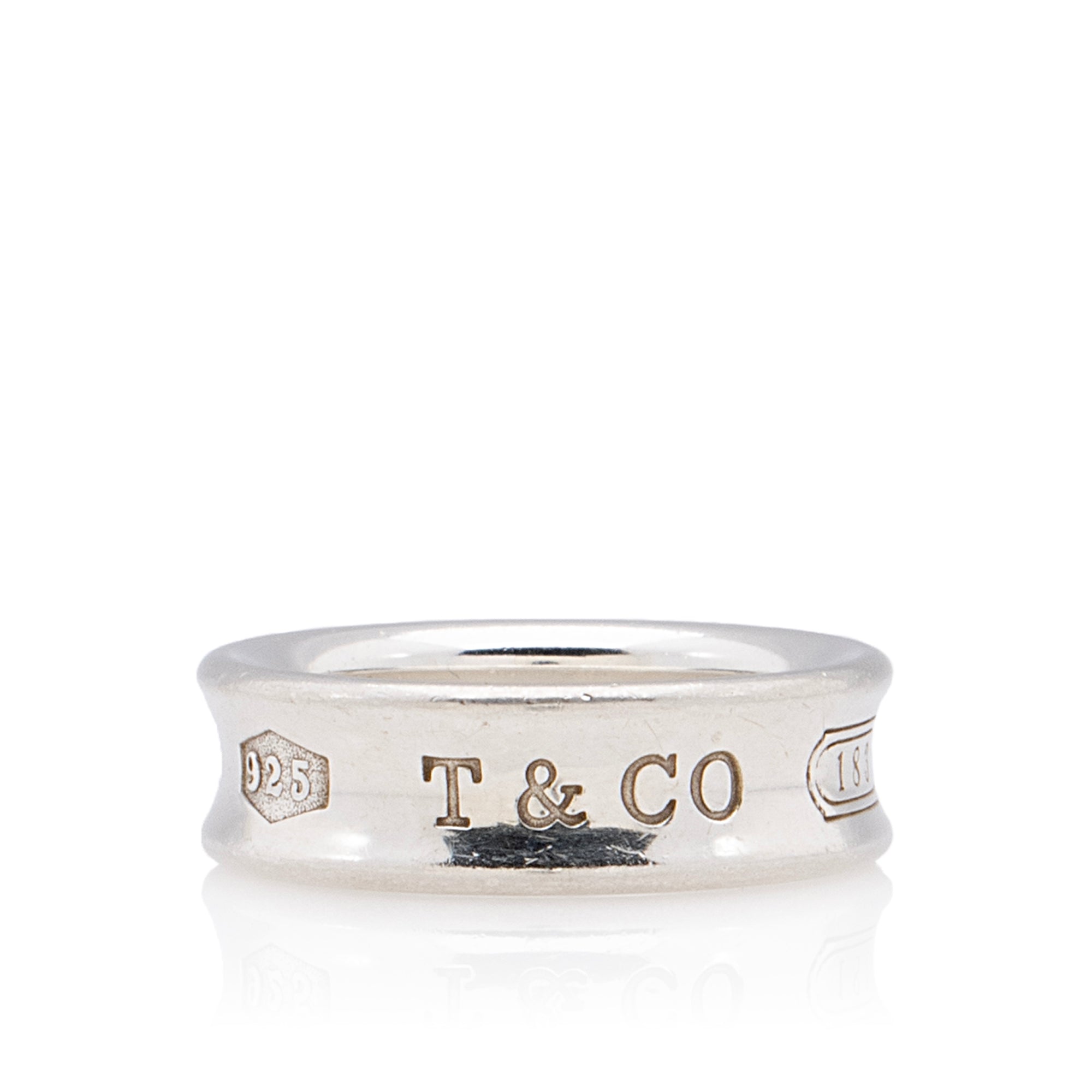 Tiffany & Co. Vintage Sterling Silver 1837 Ring - Size 8 (SHF-8P3HAj)