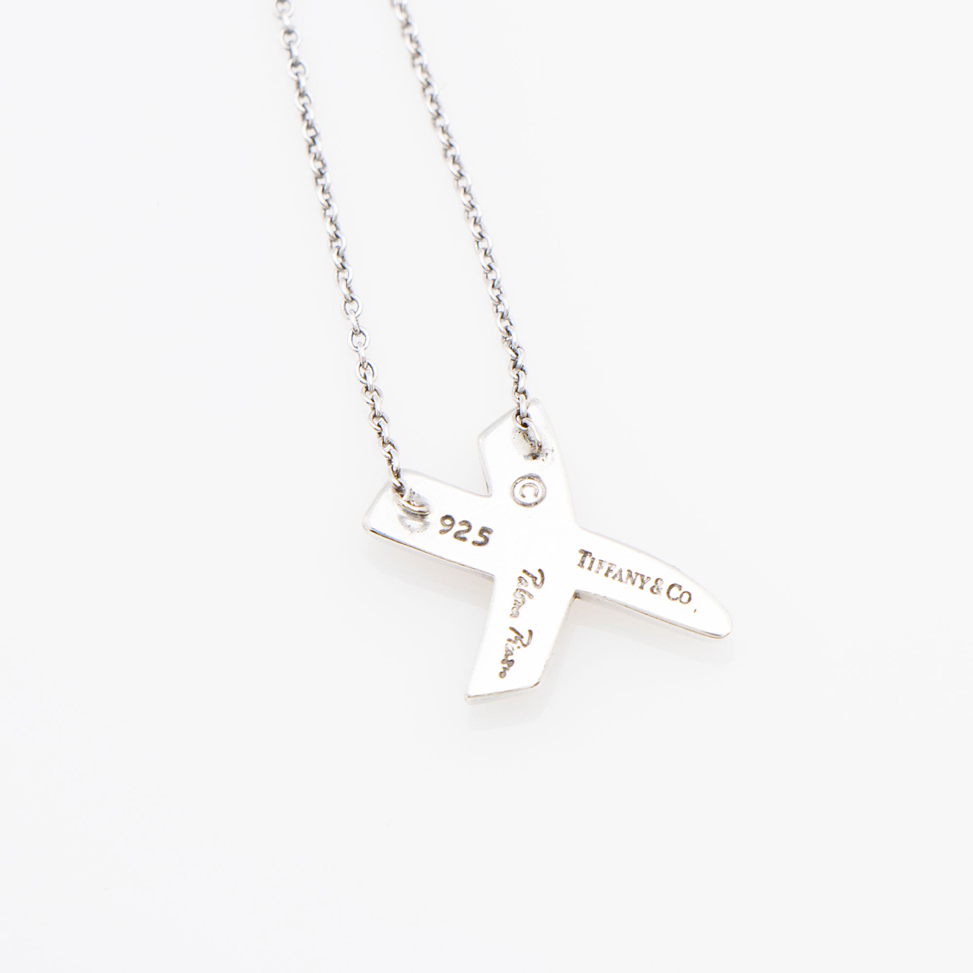 Tiffany & Co.Paloma Picasso Sterling Silver Graffiti X Necklace