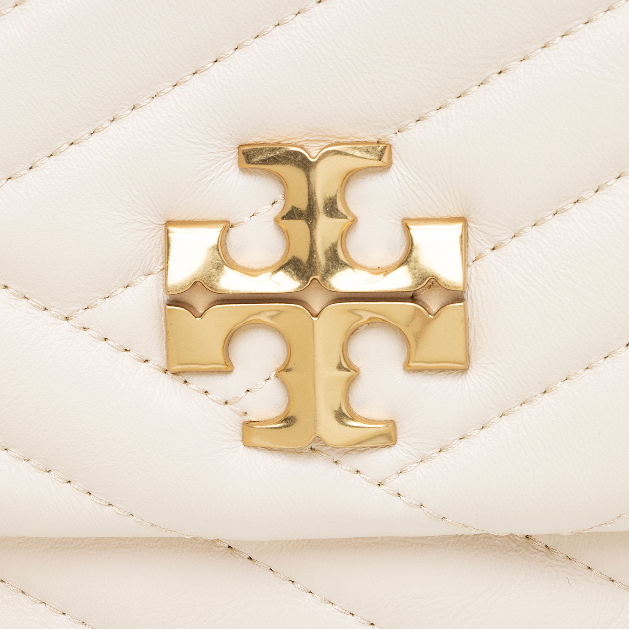 Tory Burch Chevron Leather Kira Large Shoulder Bag (SHF-BJPlAU)